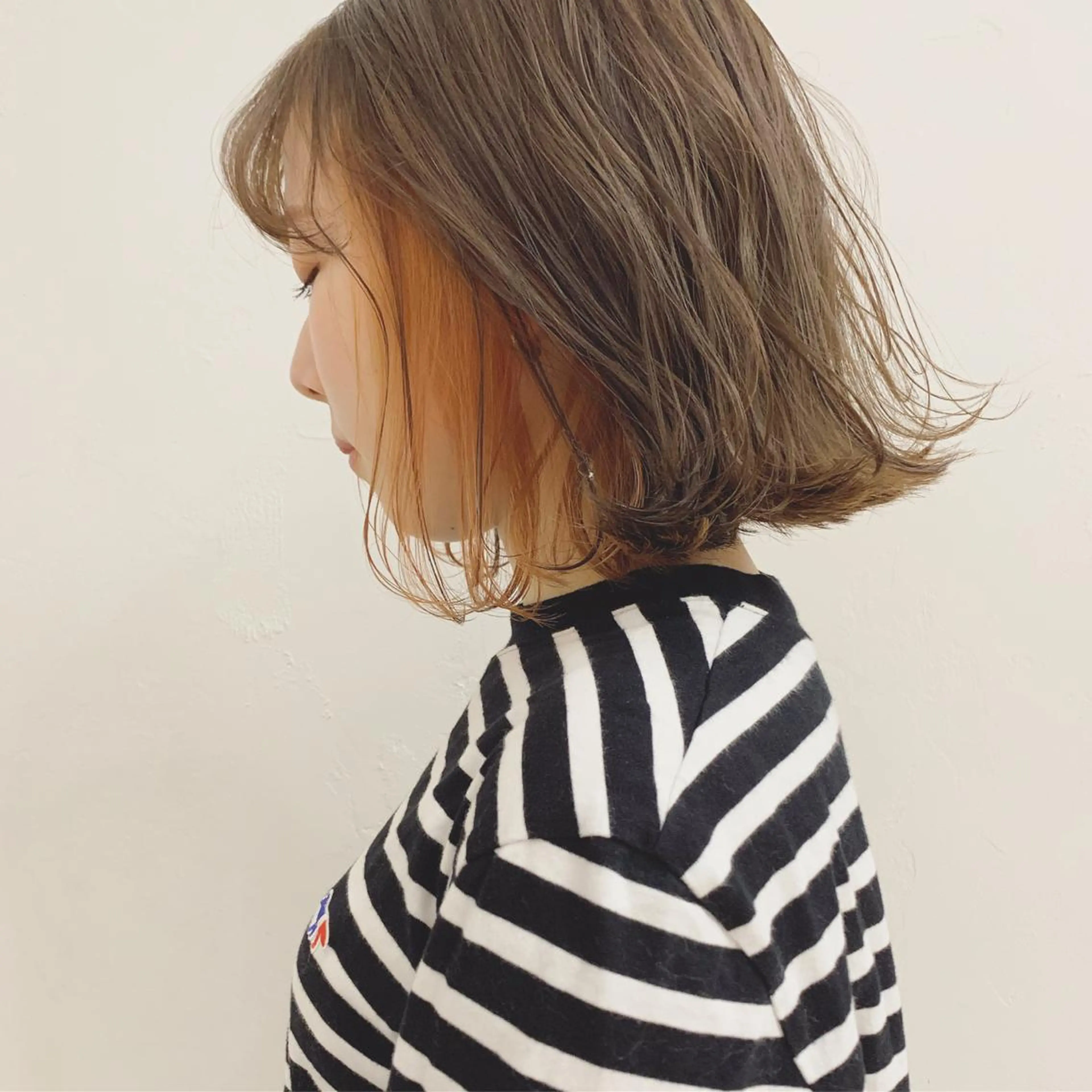 ミディアム カラー マツエク・マツパ ヘアカラー トリートメント ハイトーン&暗髪🔥 表参道二刀流マエダのヘアスタイル