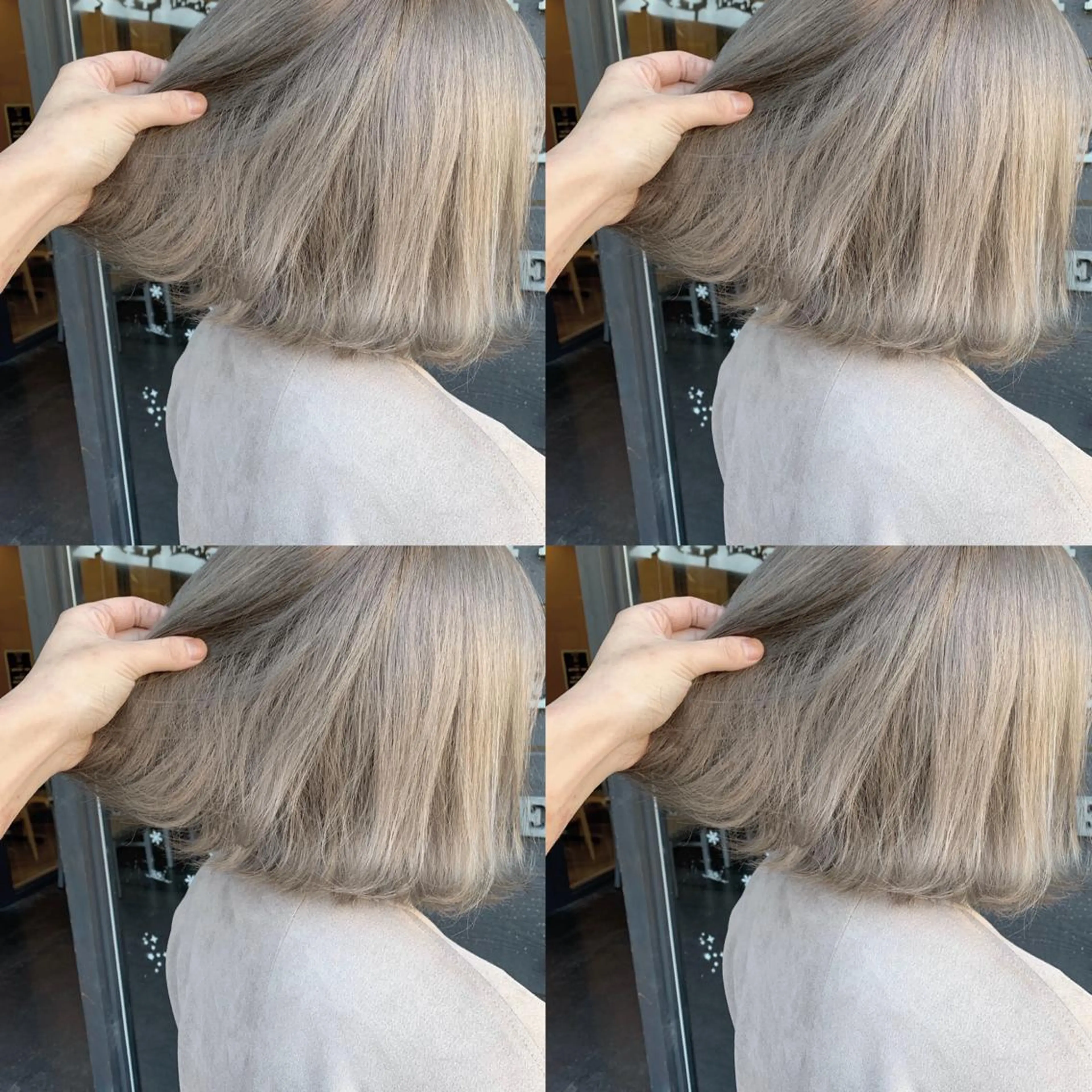 ショート カラー ヘアアレンジ マツエク・マツパ ブロンド ハイトーンカラー ヘアカラー acta noid　etto所属・袴田 伊代のヘアスタイル