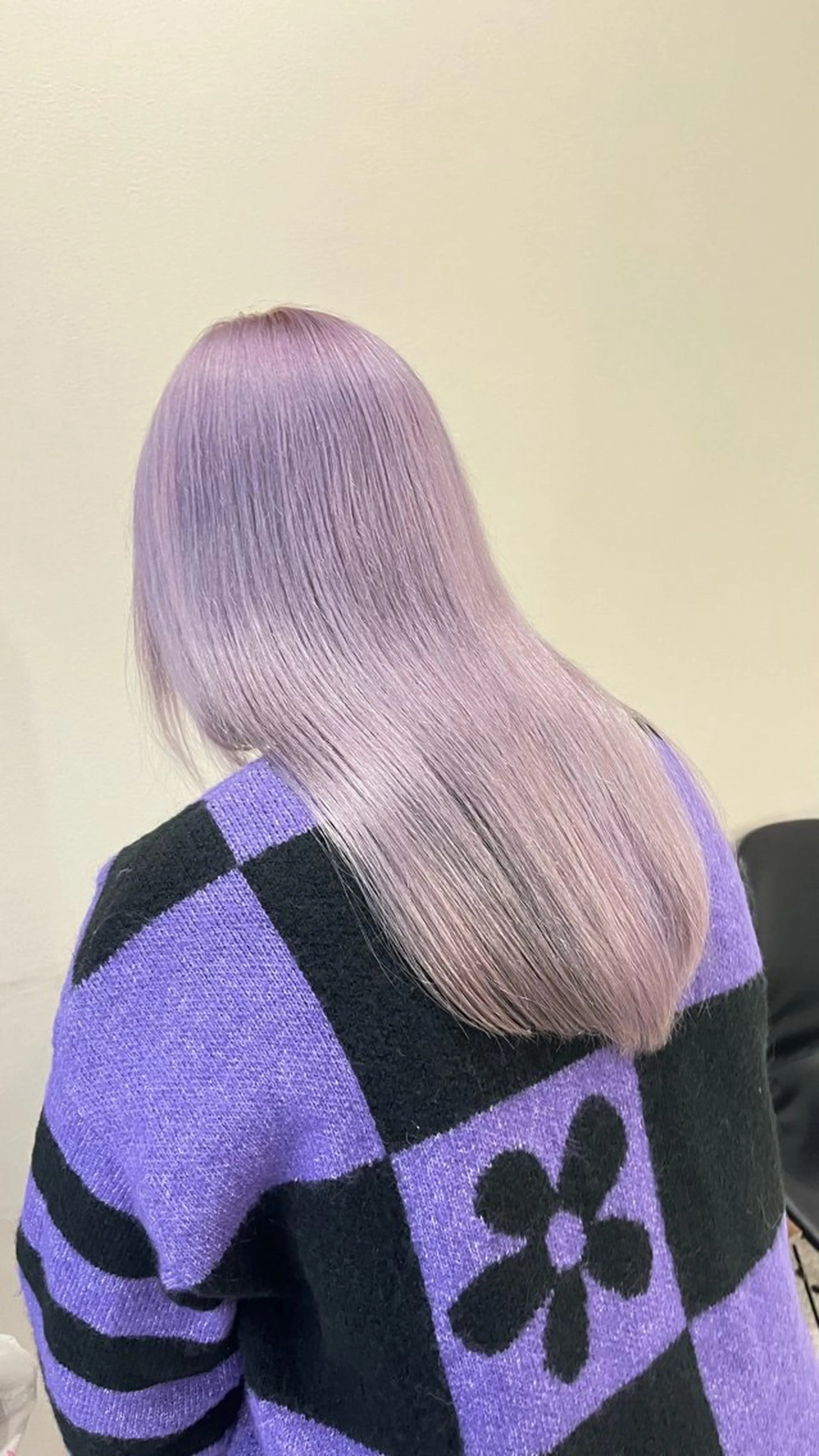 セミロング ヘアカラー 韓国レイヤーカット/ ハイトーン/マアヤのヘアスタイル