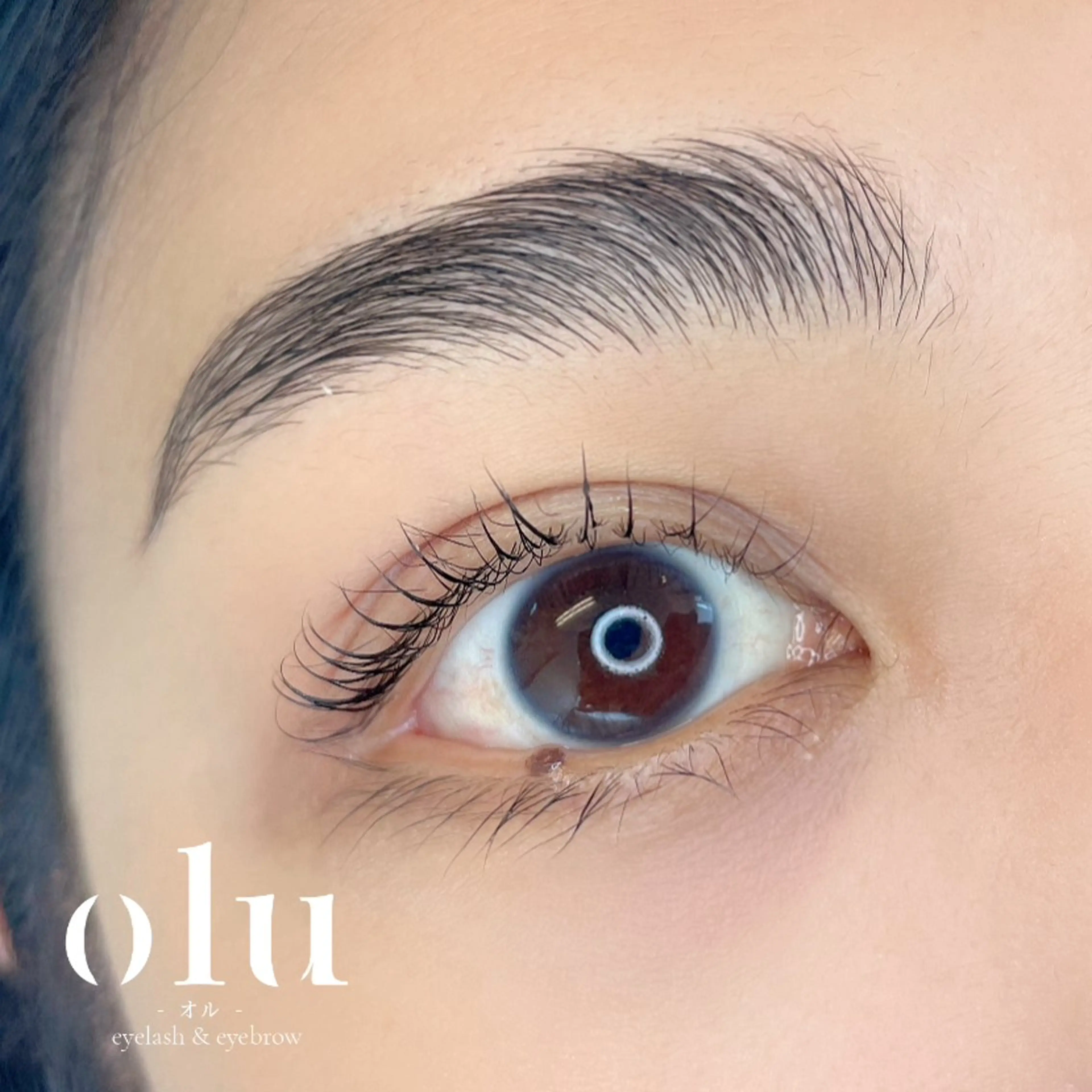 アイブロウ olu 美甘 カレンのマツエク・マツパデザイン