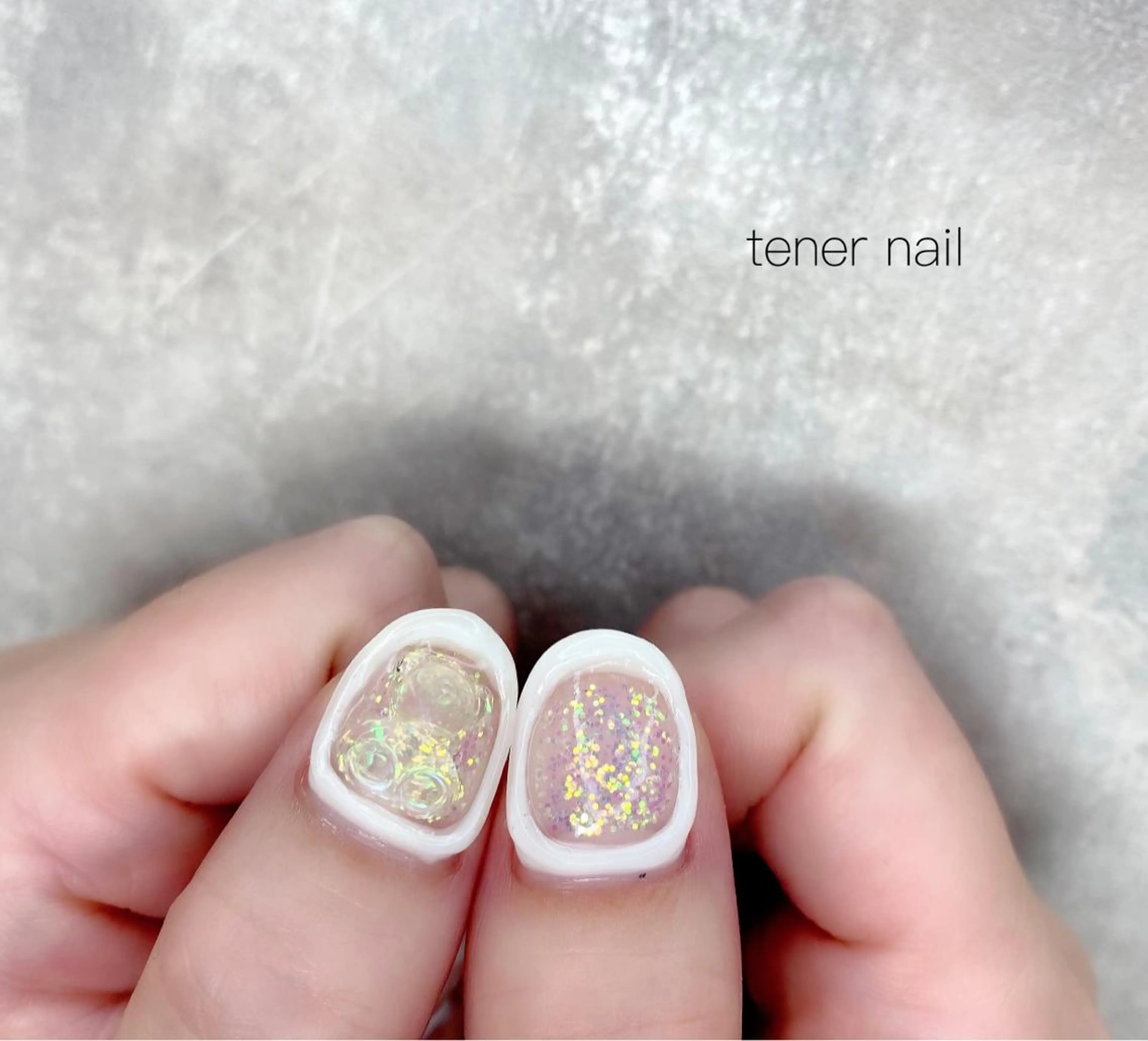 ネイル クリアネイル ぷっくりネイル tener  nail  テネルネイル所属・テネルネイル tener nailのネイルデザイン