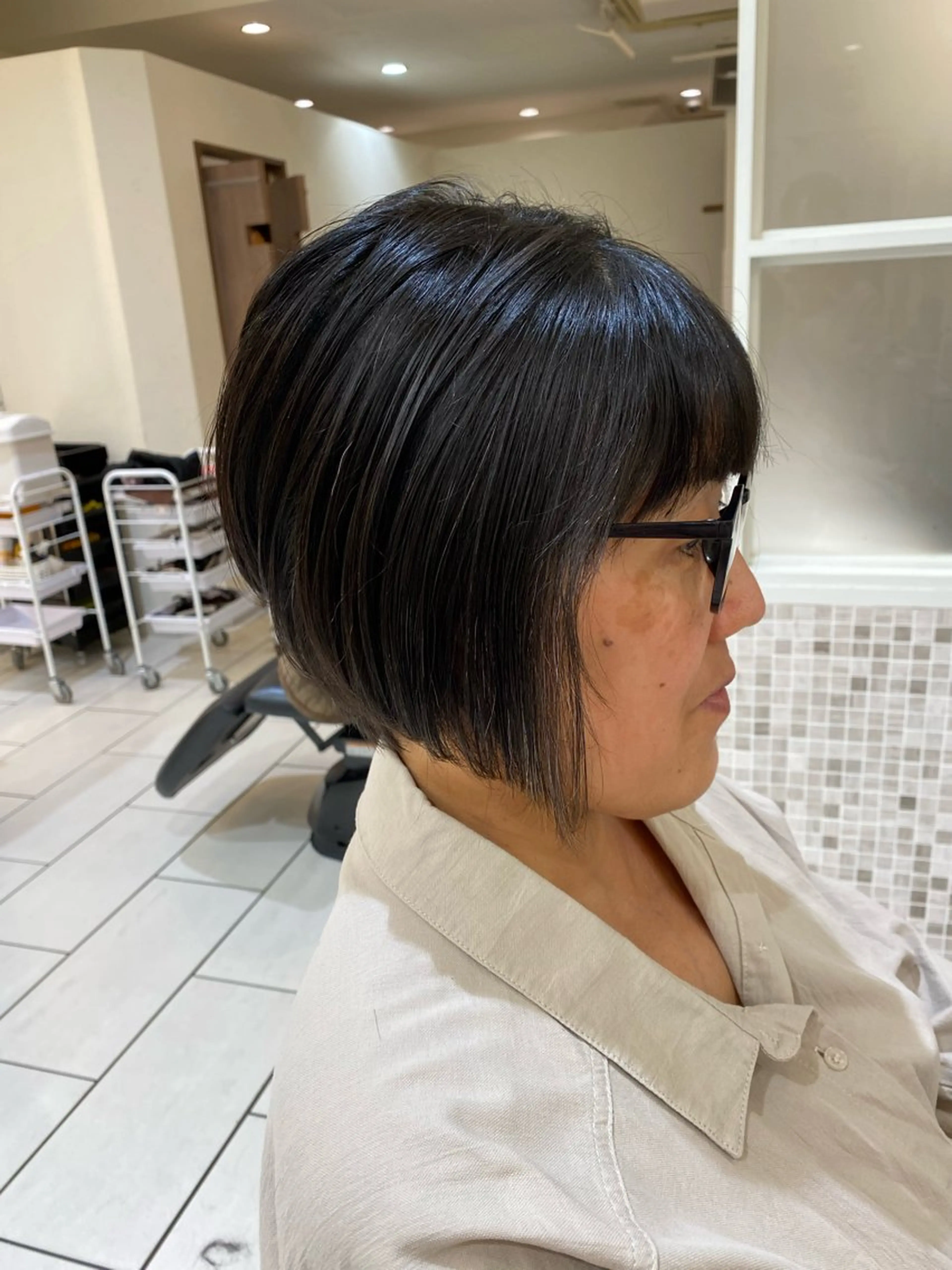 ショート equri×SHISEIDO所属・下田 希/レディースカットのヘアスタイル