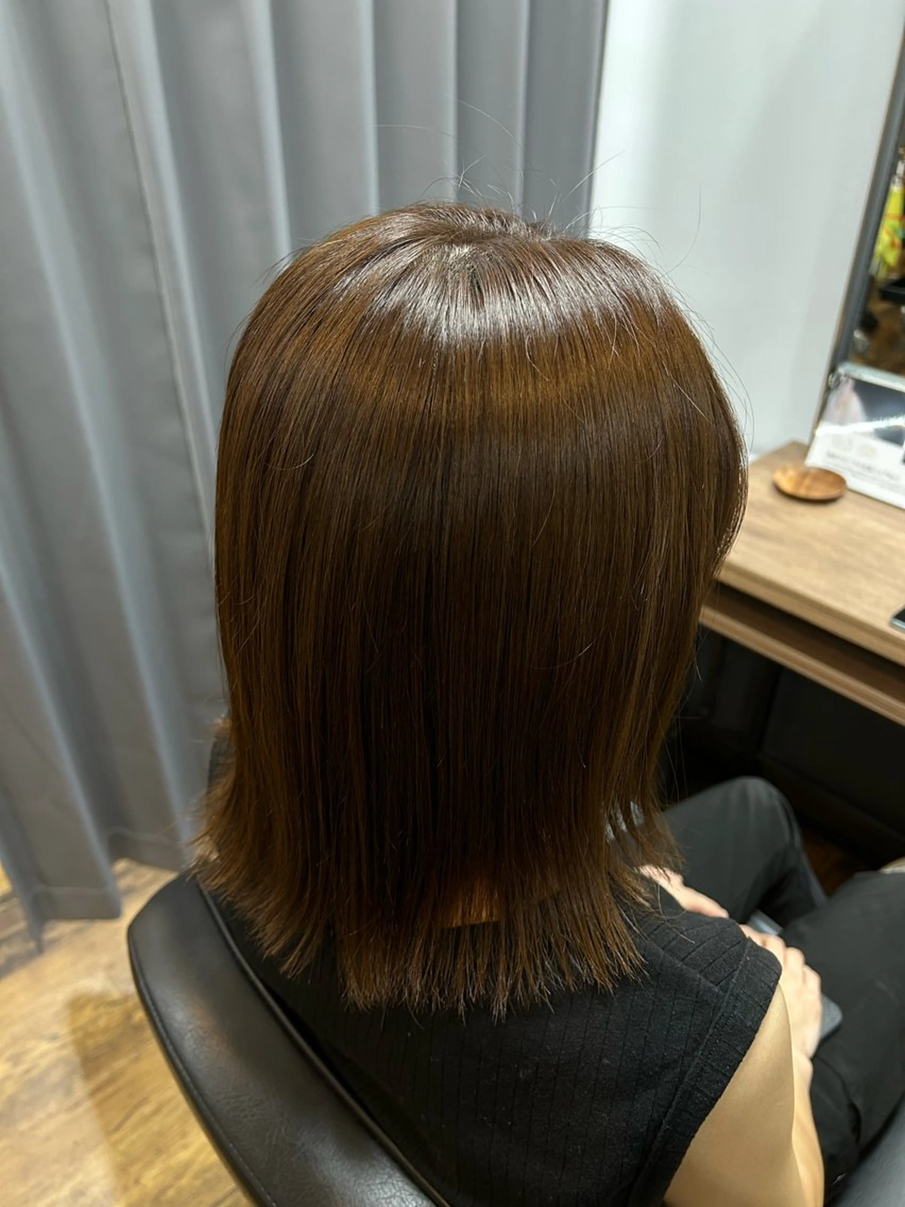 ミディアム カラー カット ヘアカラー TELA HAIR小田急相模原店所属・モデル募集中‼️ 永井瀬奈のヘアスタイル