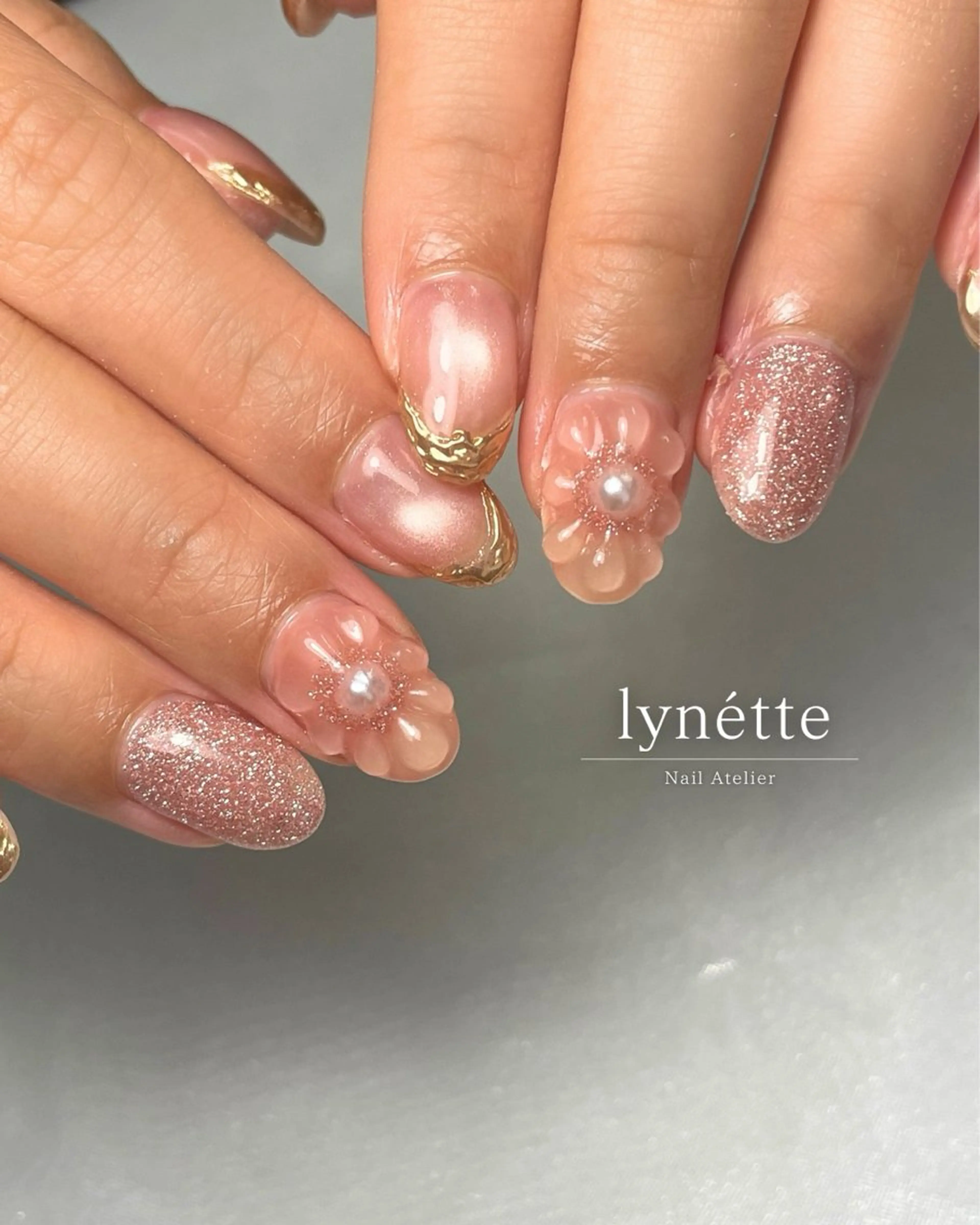 ネイル ニュアンスネイル lynétte 那覇ネイルサロンのネイルデザイン