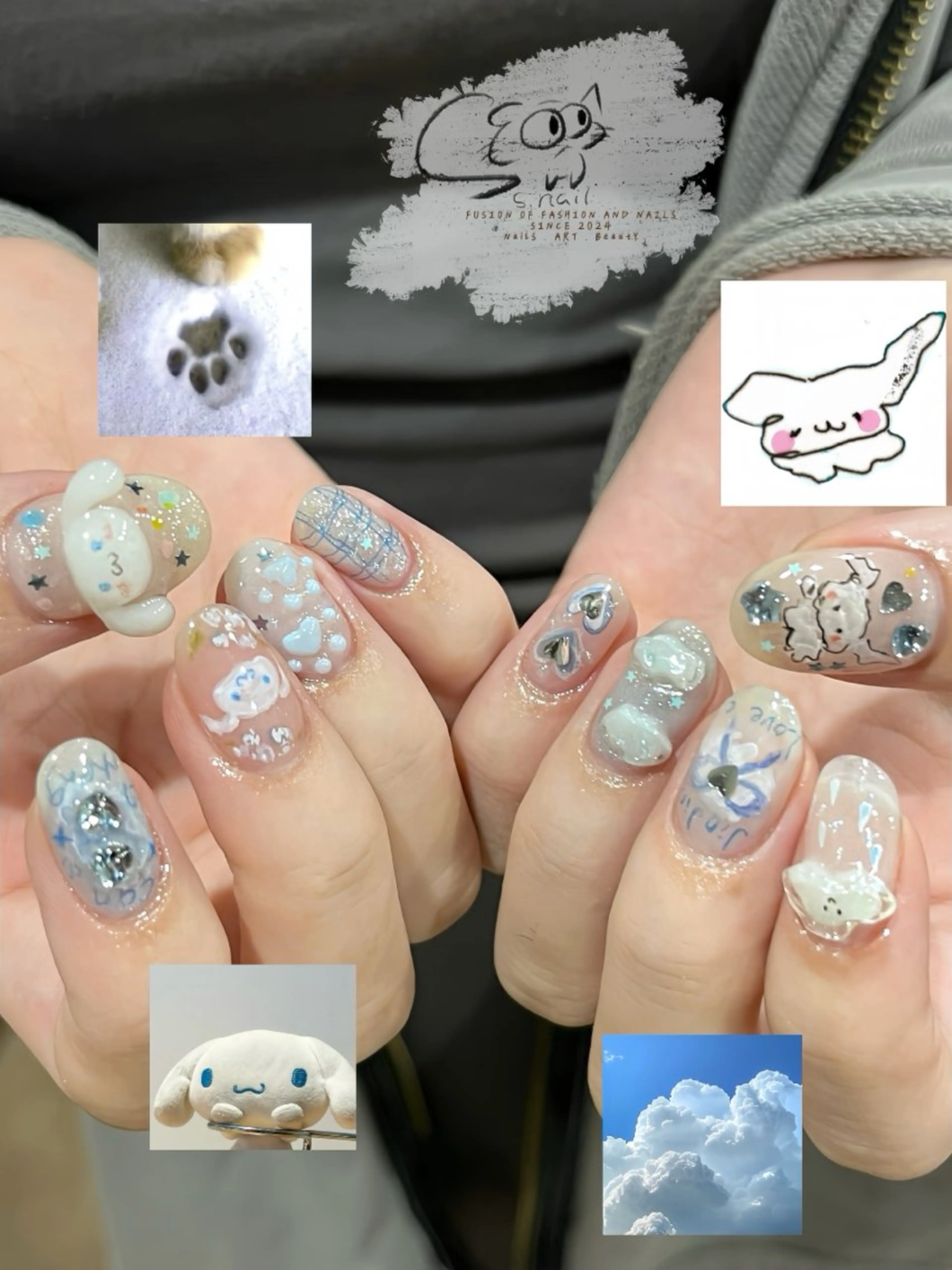 ネイル チークネイル フレンチネイル グラデーション マグネットネイル ワンカラーネイル S.nail所属・S.nail _のネイルデザイン