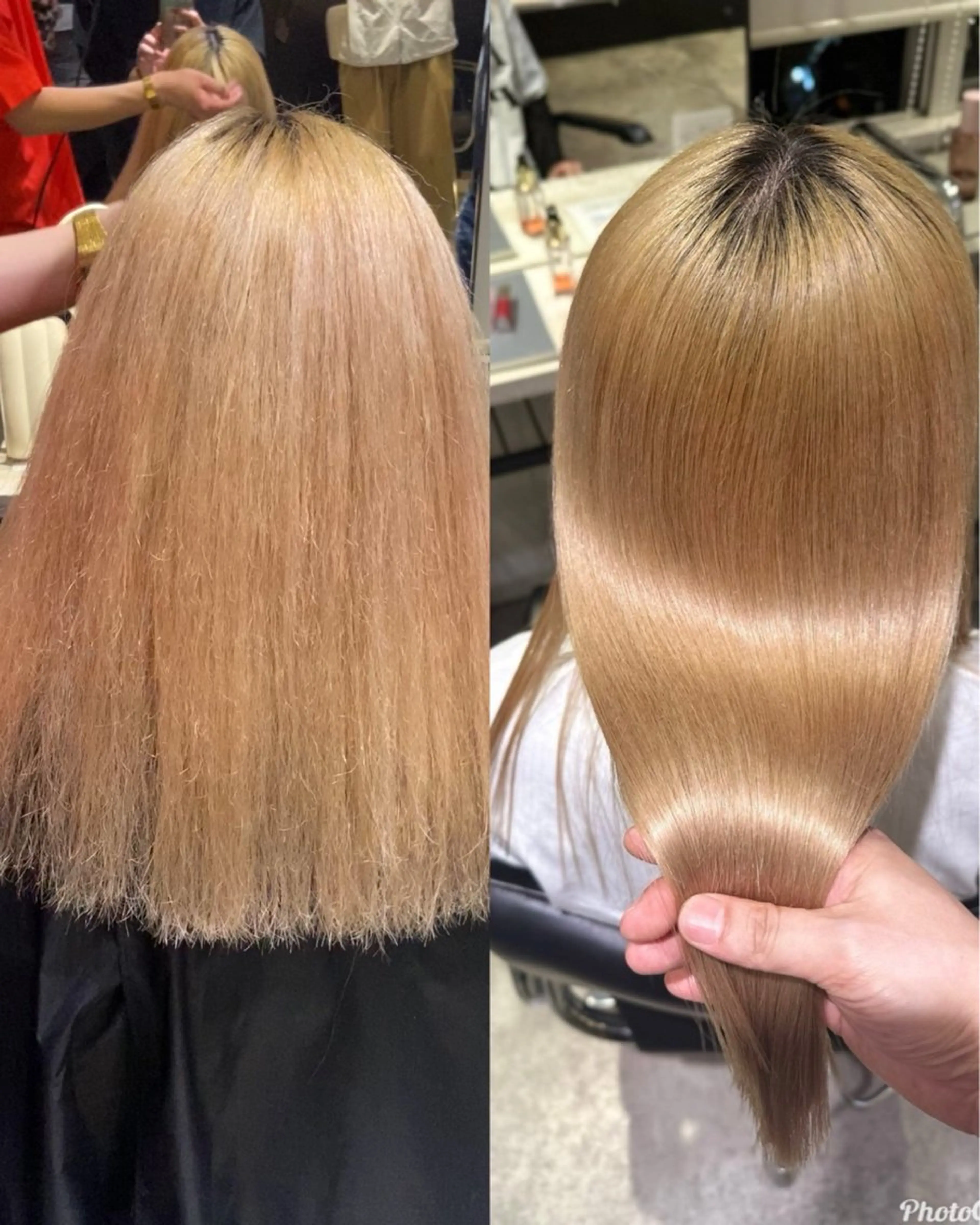 諦めていた癖に🎀ブリーチ改善＋トリートメント🎀の写真