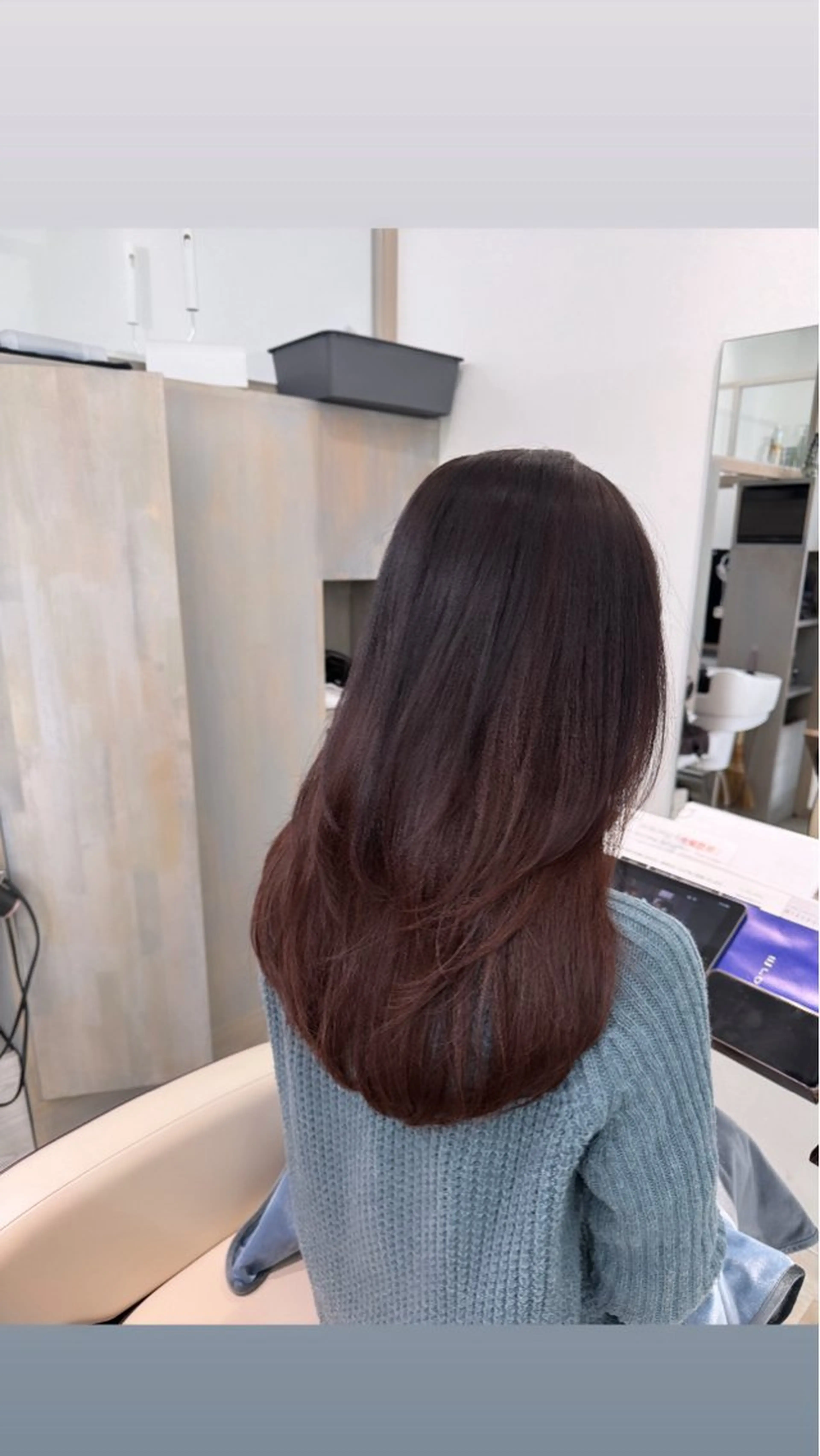 ロング カラー ブリーチ ブリーチなしカラー ピンクカラー パープルカラー 髪質改善 髪質改善×艶カラー Haruのヘアスタイル