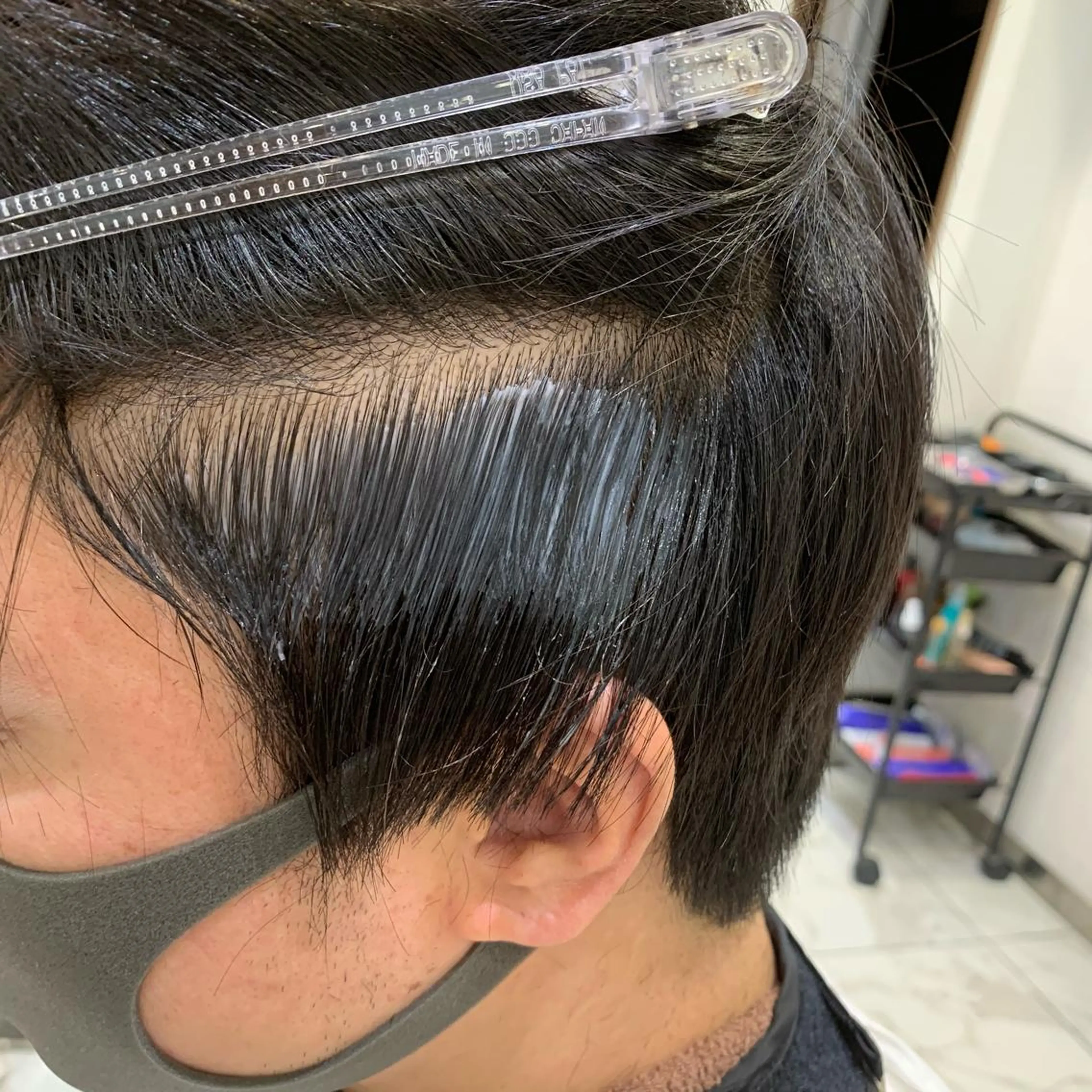 パーマ メンズ ダウンパーマ メンズパーマ カット パーマ 【メンズ縮毛矯正】 田中秀斗のヘアスタイル