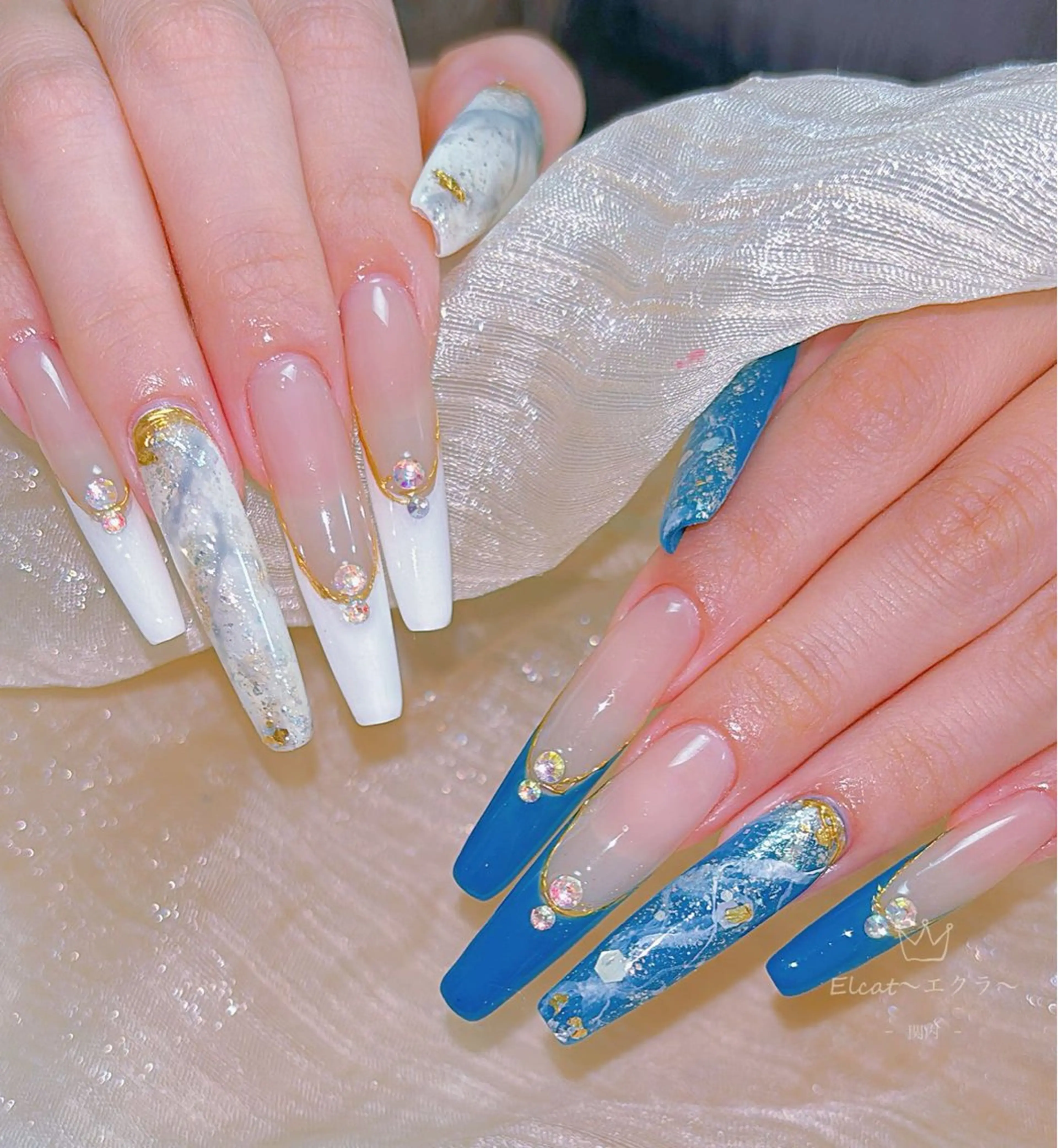 ネイル ハンドネイル 🎀ネイルサロン エクラYUI🎀のネイルデザイン