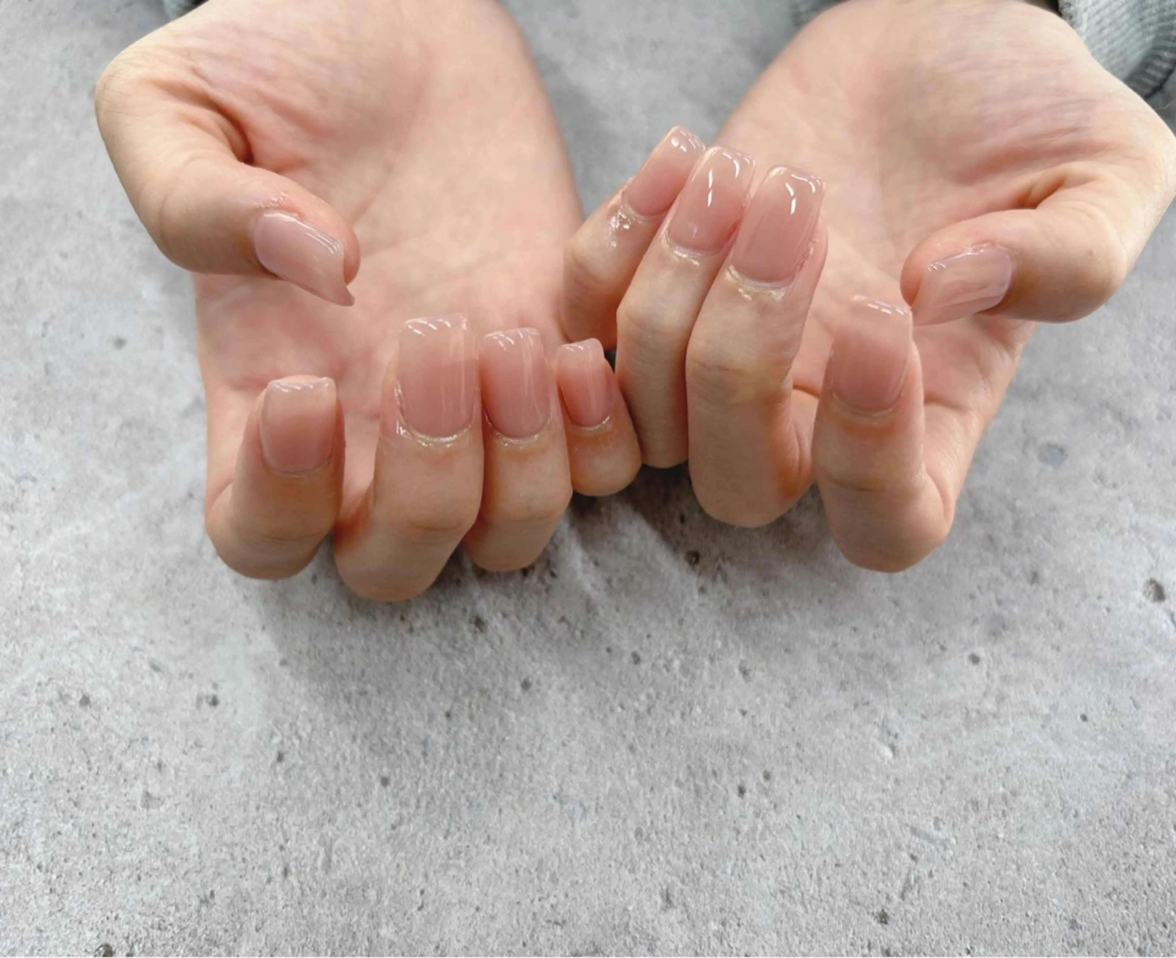 ネイル ピンク ピンクベージュ ハンドネイル Nail Salon agré所属・agré ネイルサロン　アグレのネイルデザイン