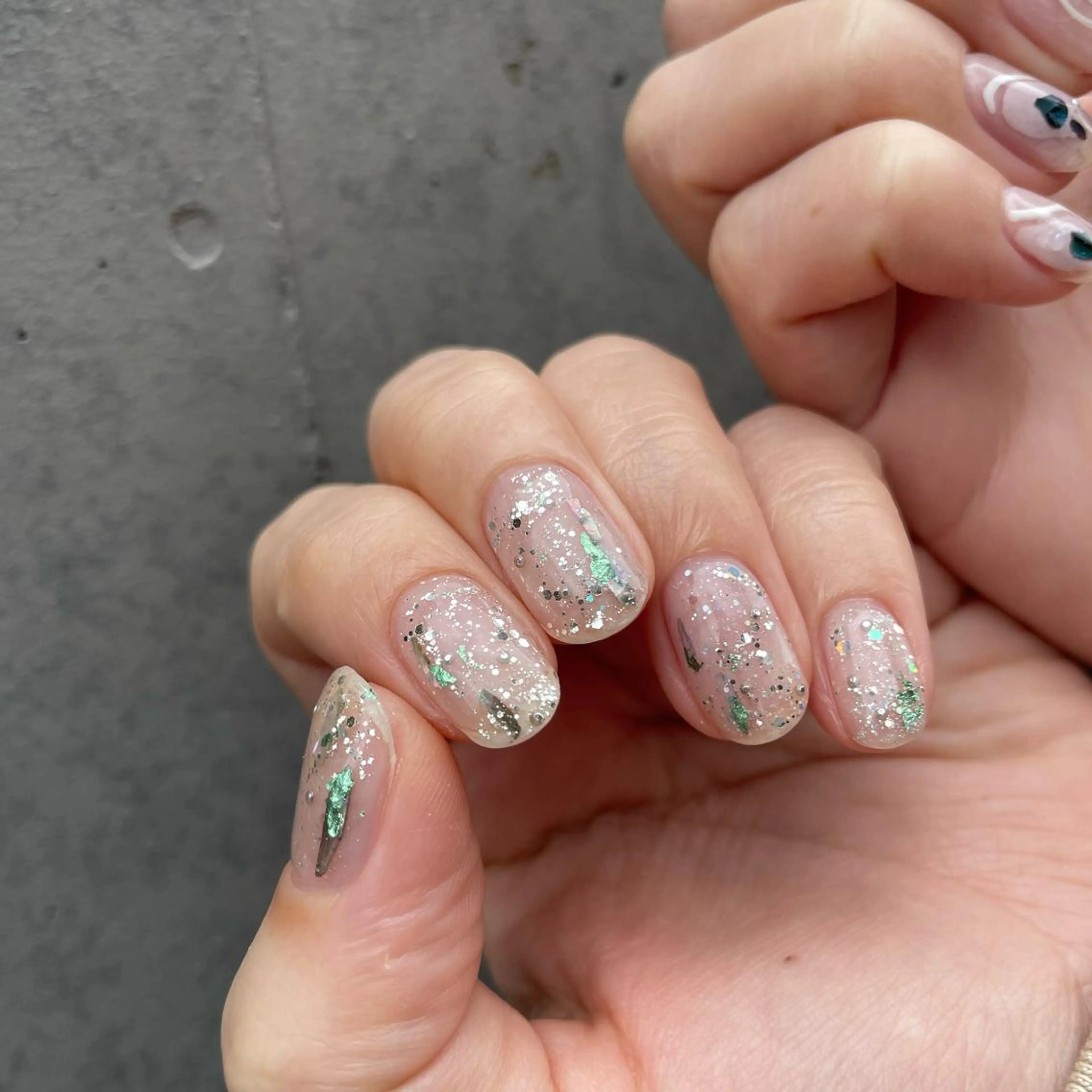 ネイル キラキラネイル ハンドネイル anna padoのネイルデザイン