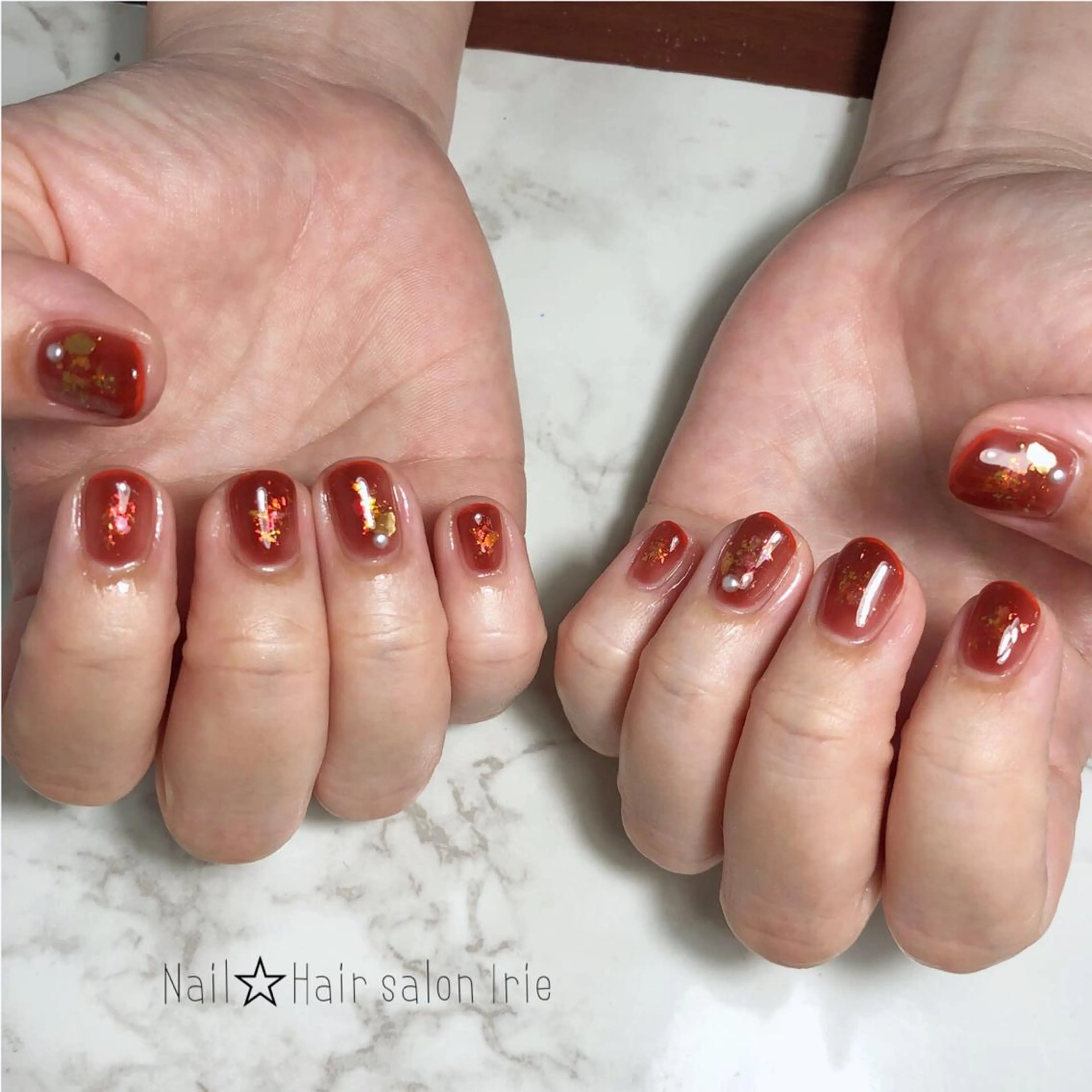 ネイル ハンドネイル Hair salon Irie所属・與儀 知佳のネイルデザイン