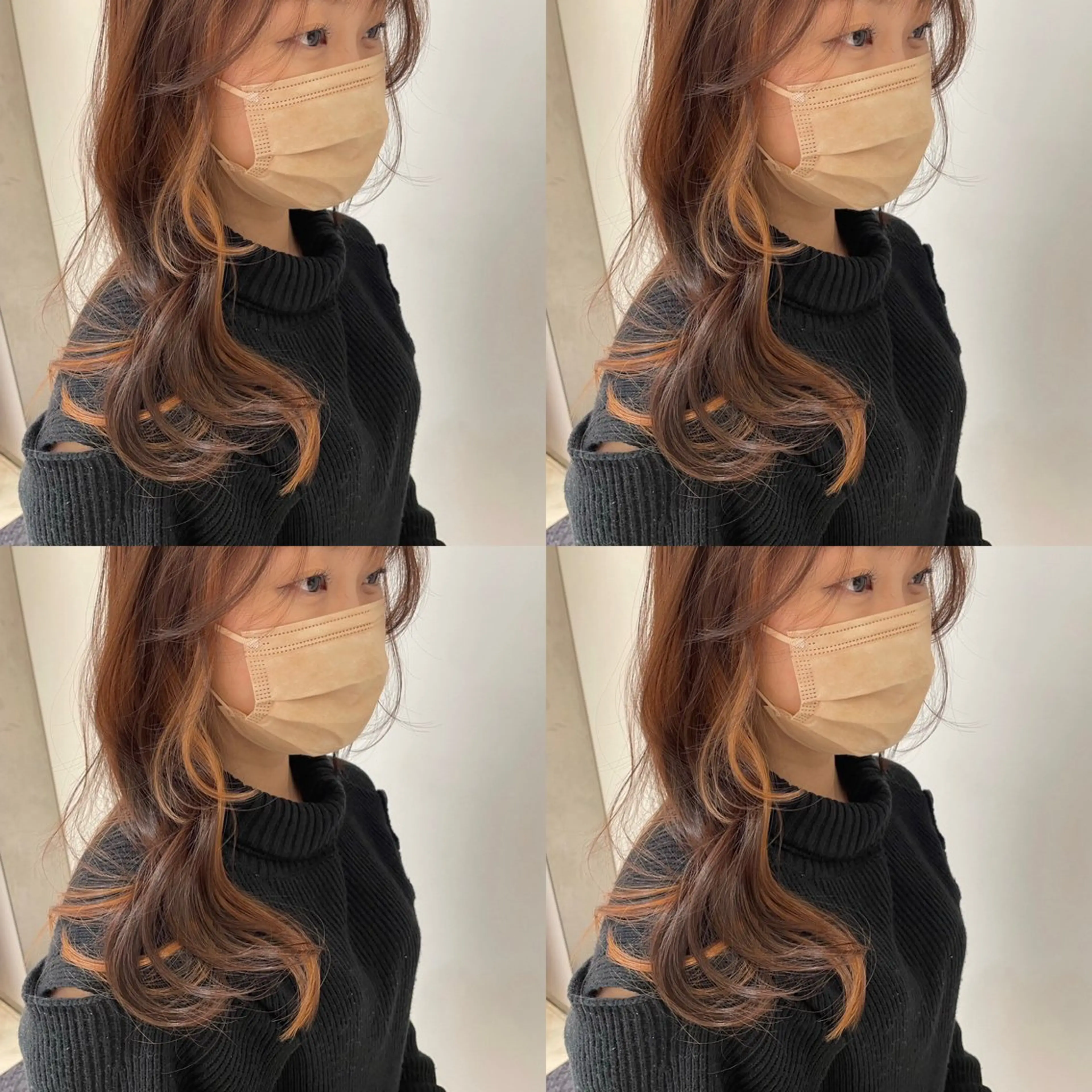 パーマ カット パーマ 垢抜けヘア 韓国ヘア銀座近下菜央のヘアスタイル