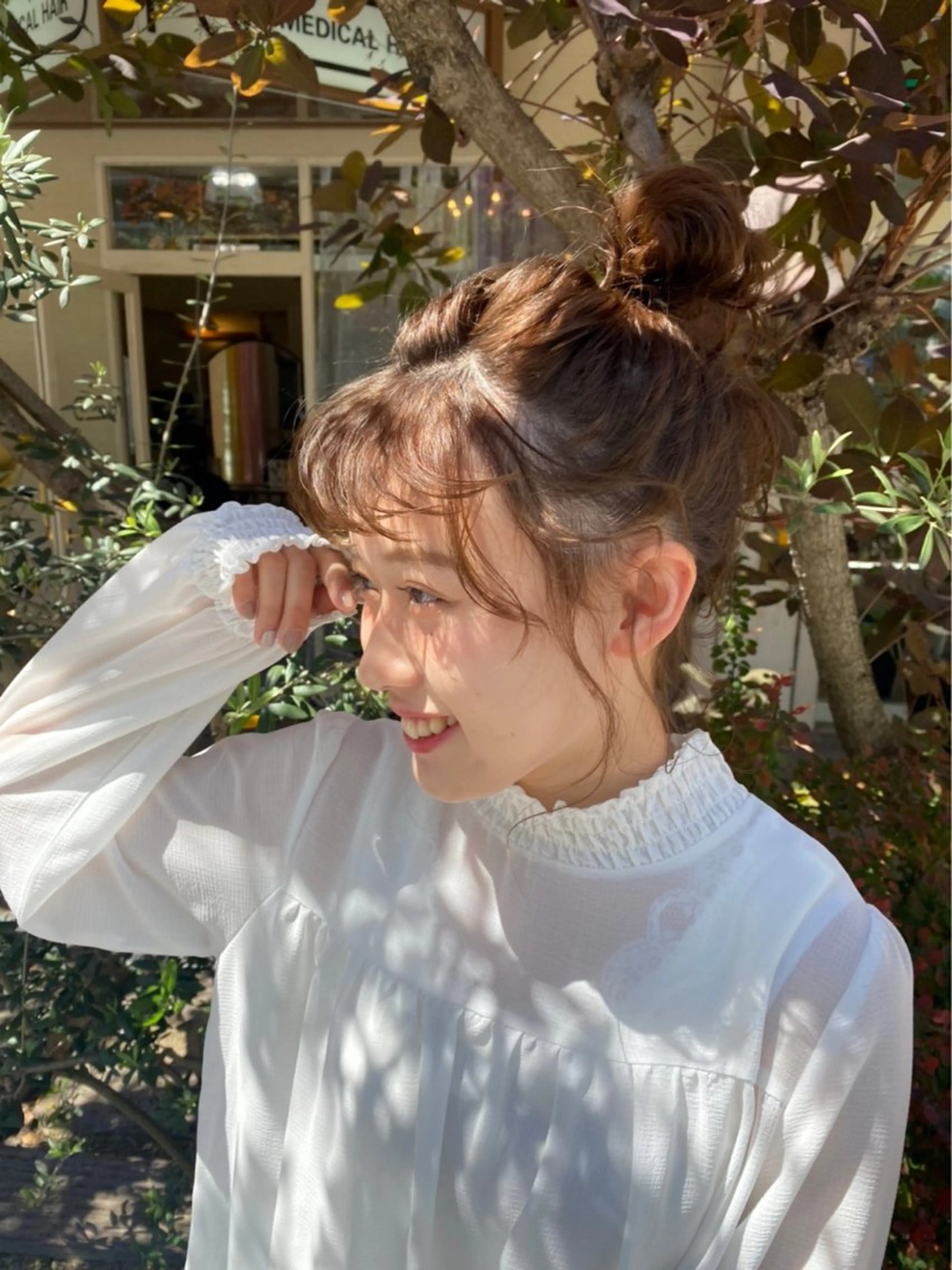 ミディアム 豊中駅2分 lilyのヘアスタイル