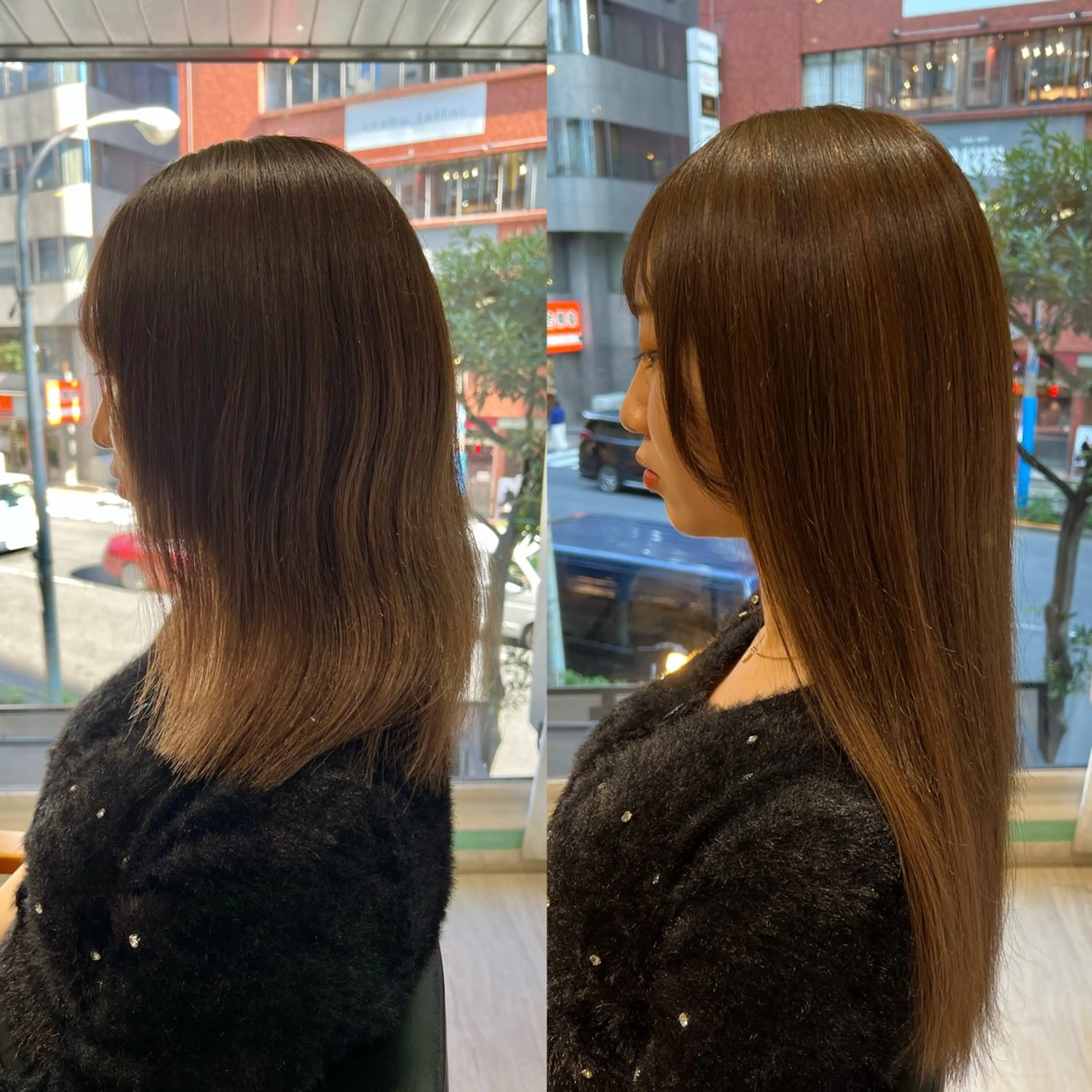 🌷🐝…12、1月限定🌷🐝…最高級レミーシールエクステ80本+カラー+カットの写真