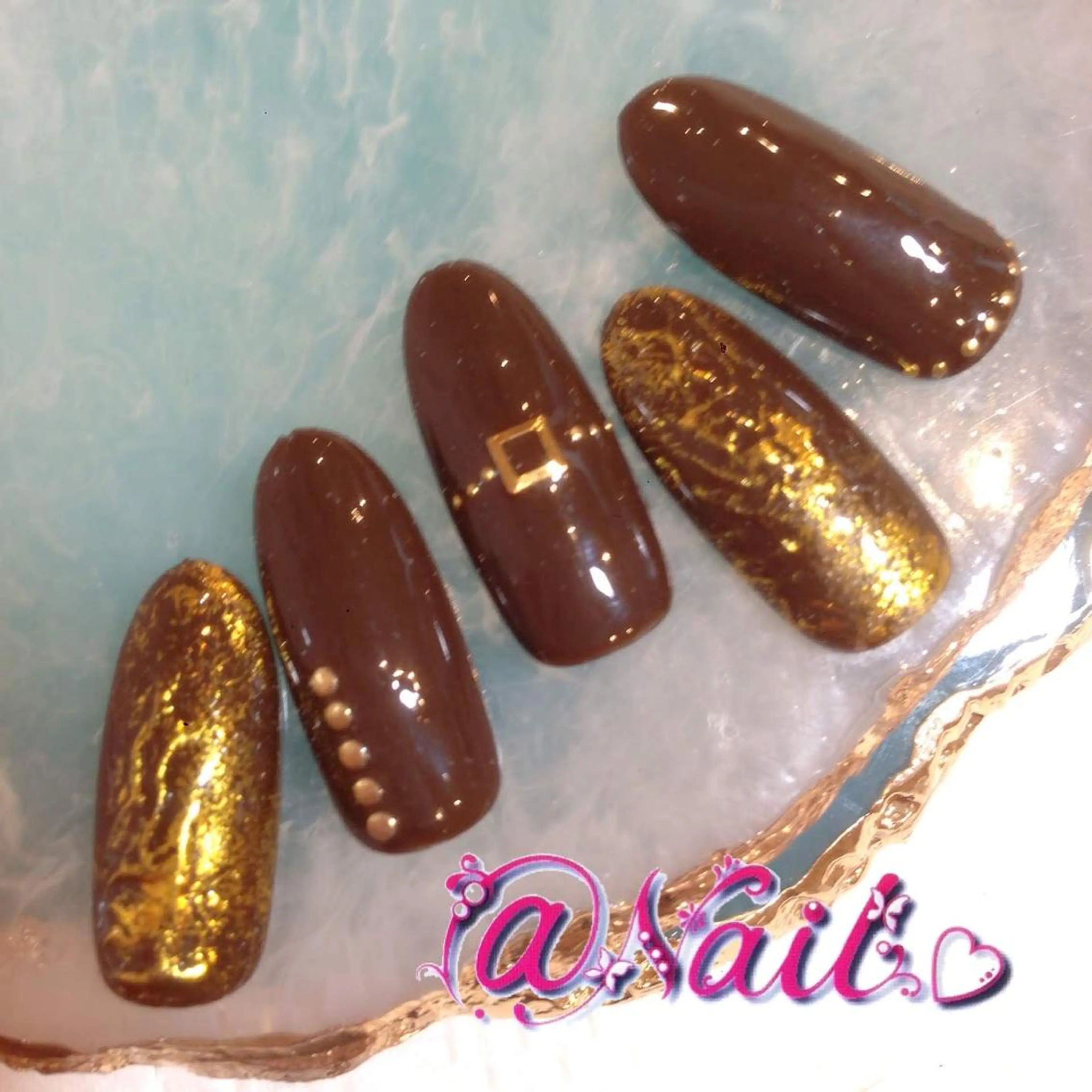 ネイル ネイルチップ 小尾 栞のネイルデザイン