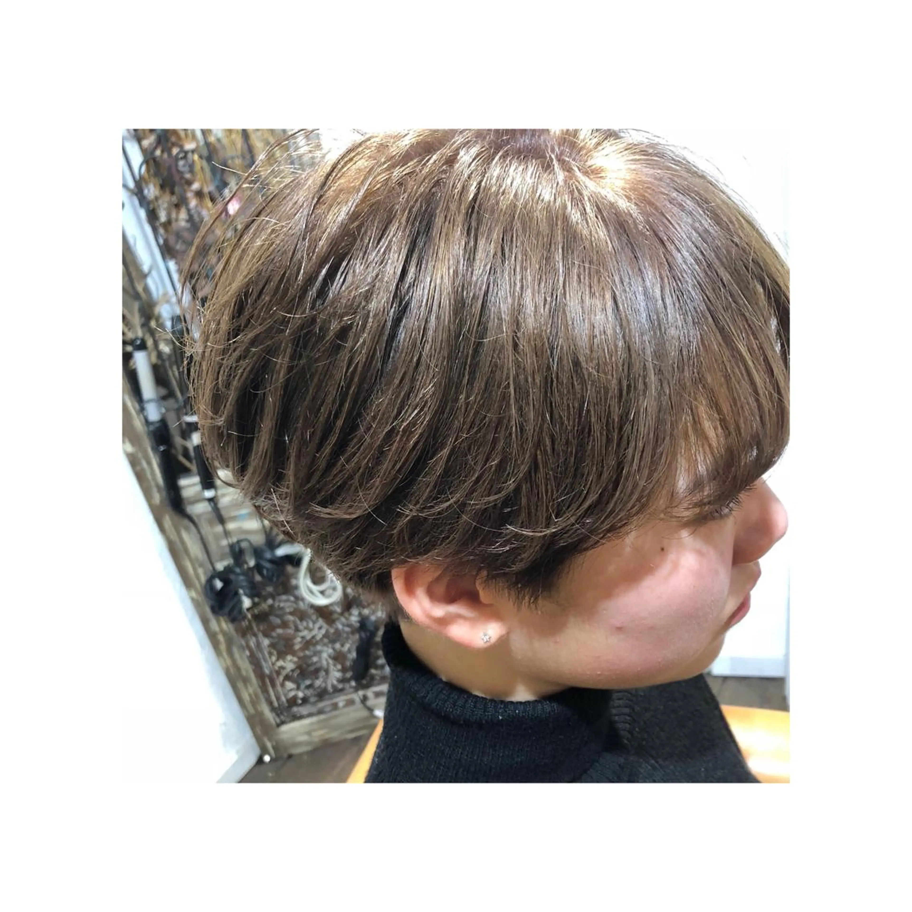 ショート カラー ベージュカラー CUORE所属・mayu ○のヘアスタイル