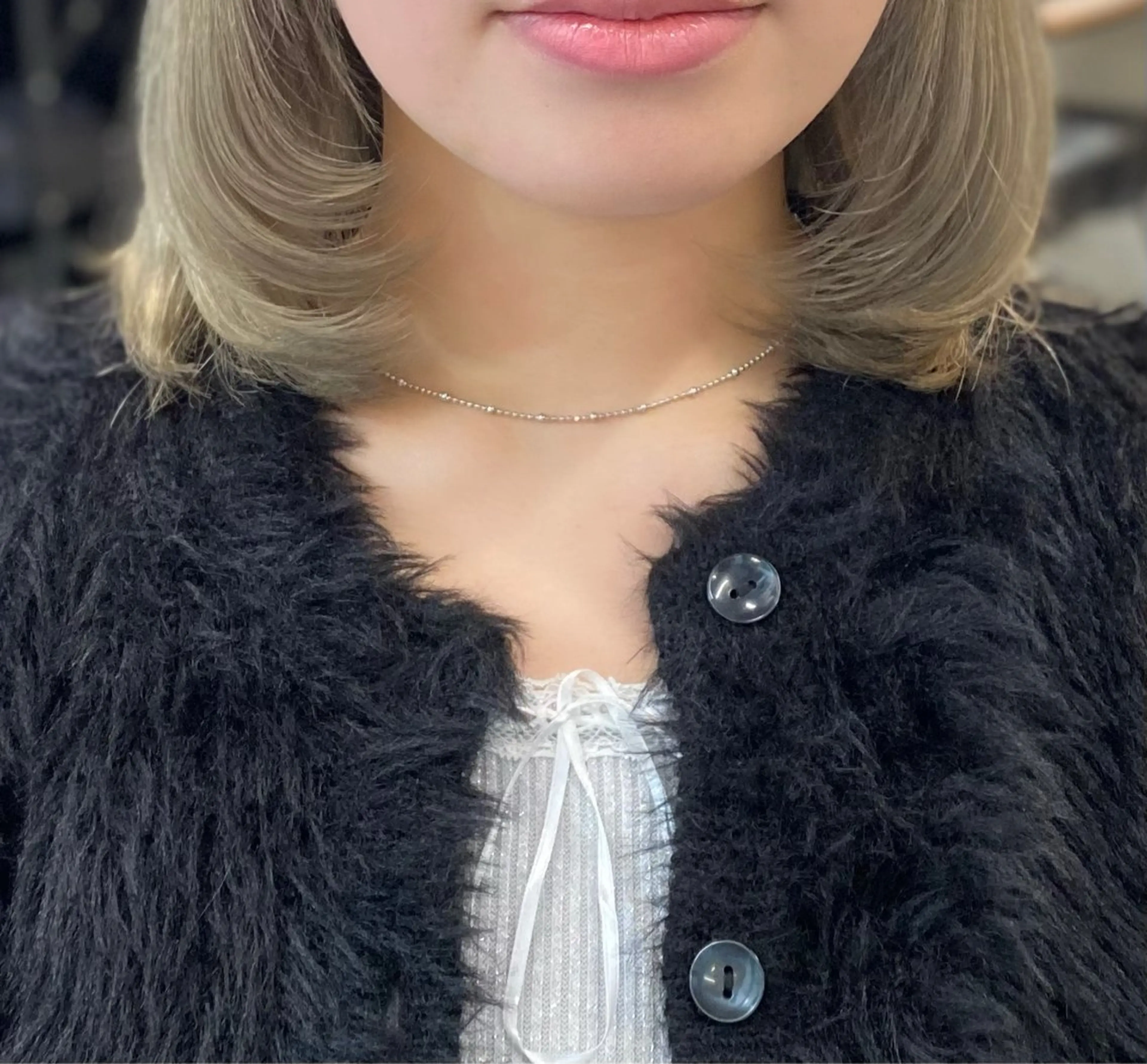 ミディアム 顔まわりレイヤー レイヤーカット MIYUU OTANIのヘアスタイル