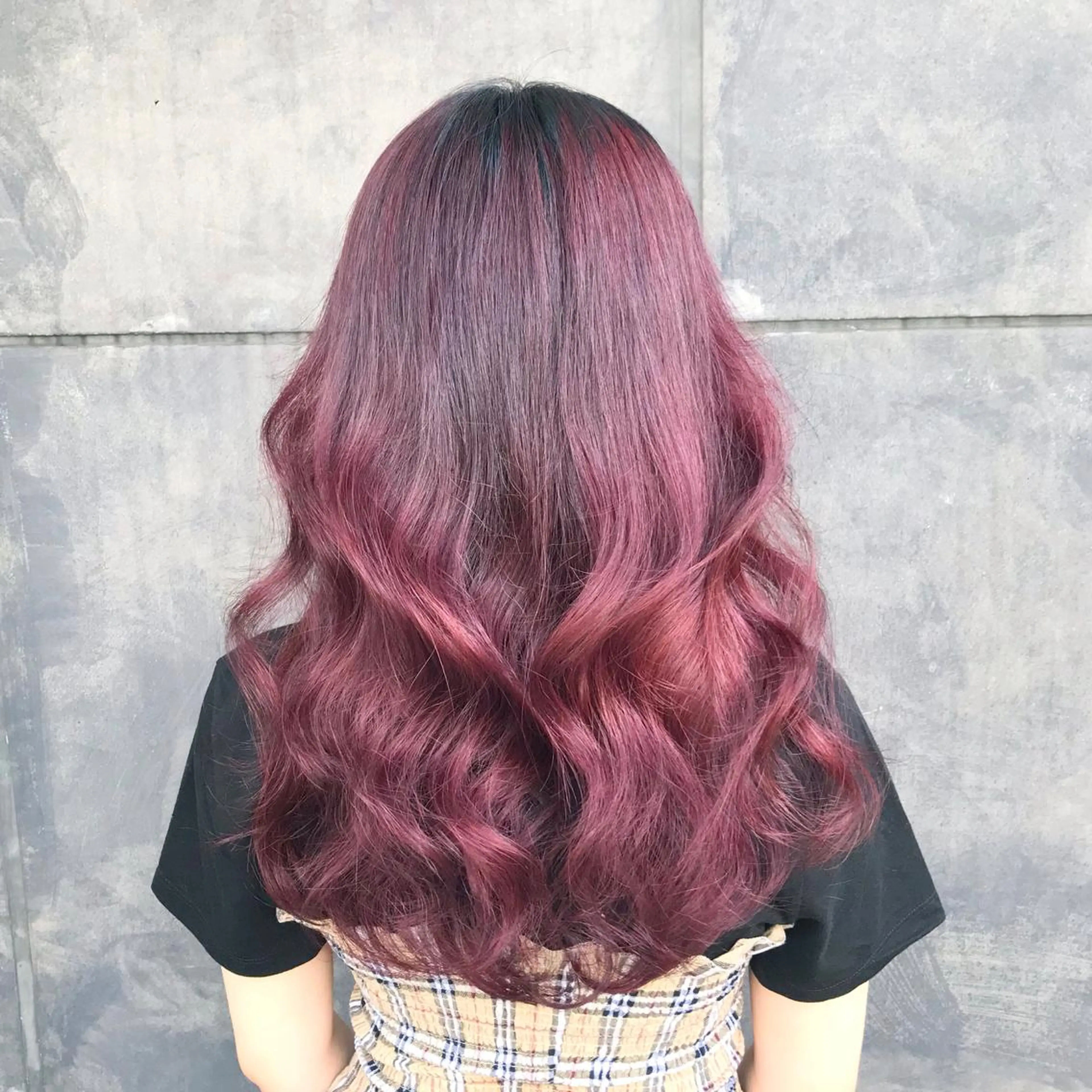 ロング カラー ブリーチ ラベンダーカラー ピンクカラー ピンクラベンダー ヨシンモリ サロウィン所属・K-POP好き美容師 🇰🇷Kai.Yのヘアスタイル