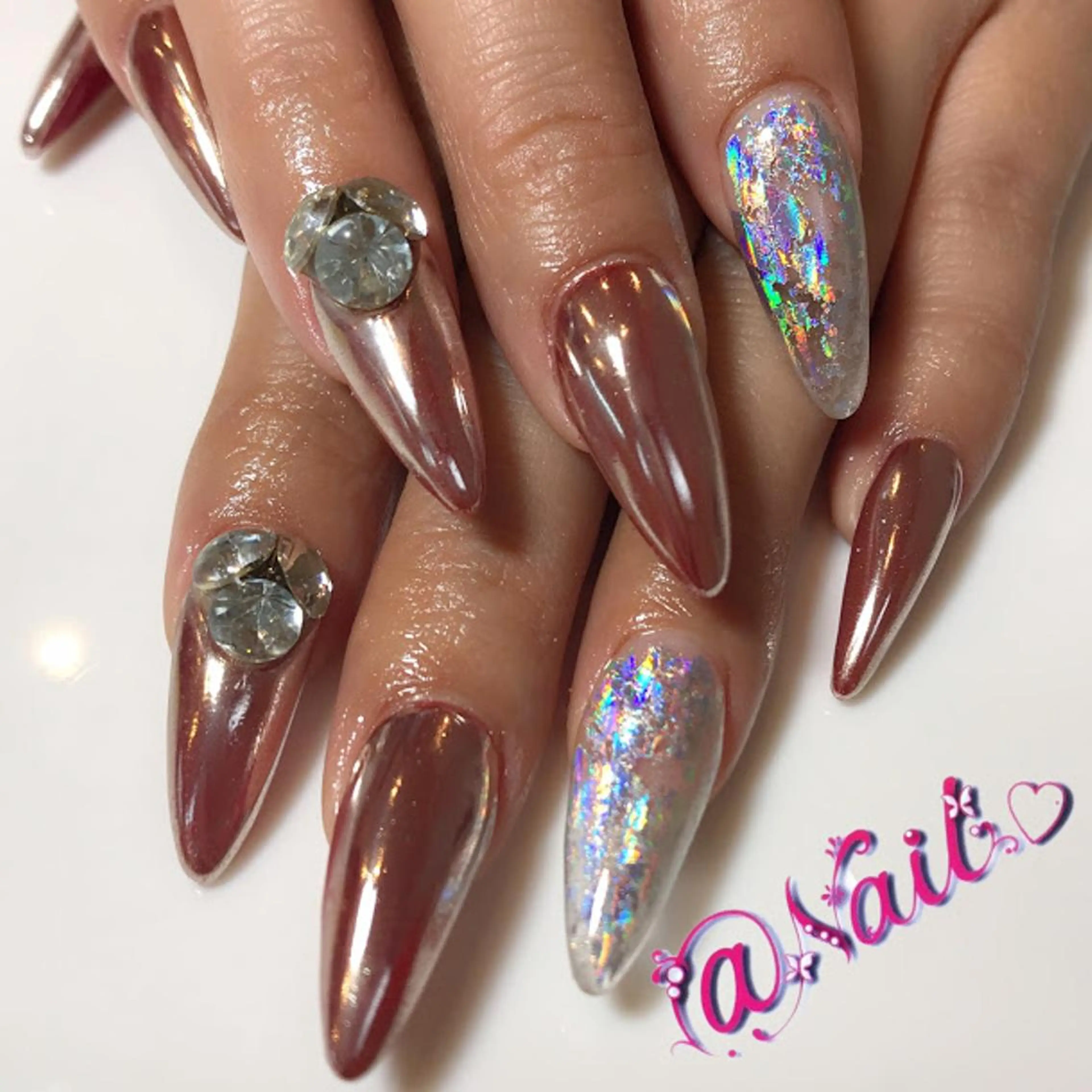 ネイル 小尾 栞のネイルデザイン