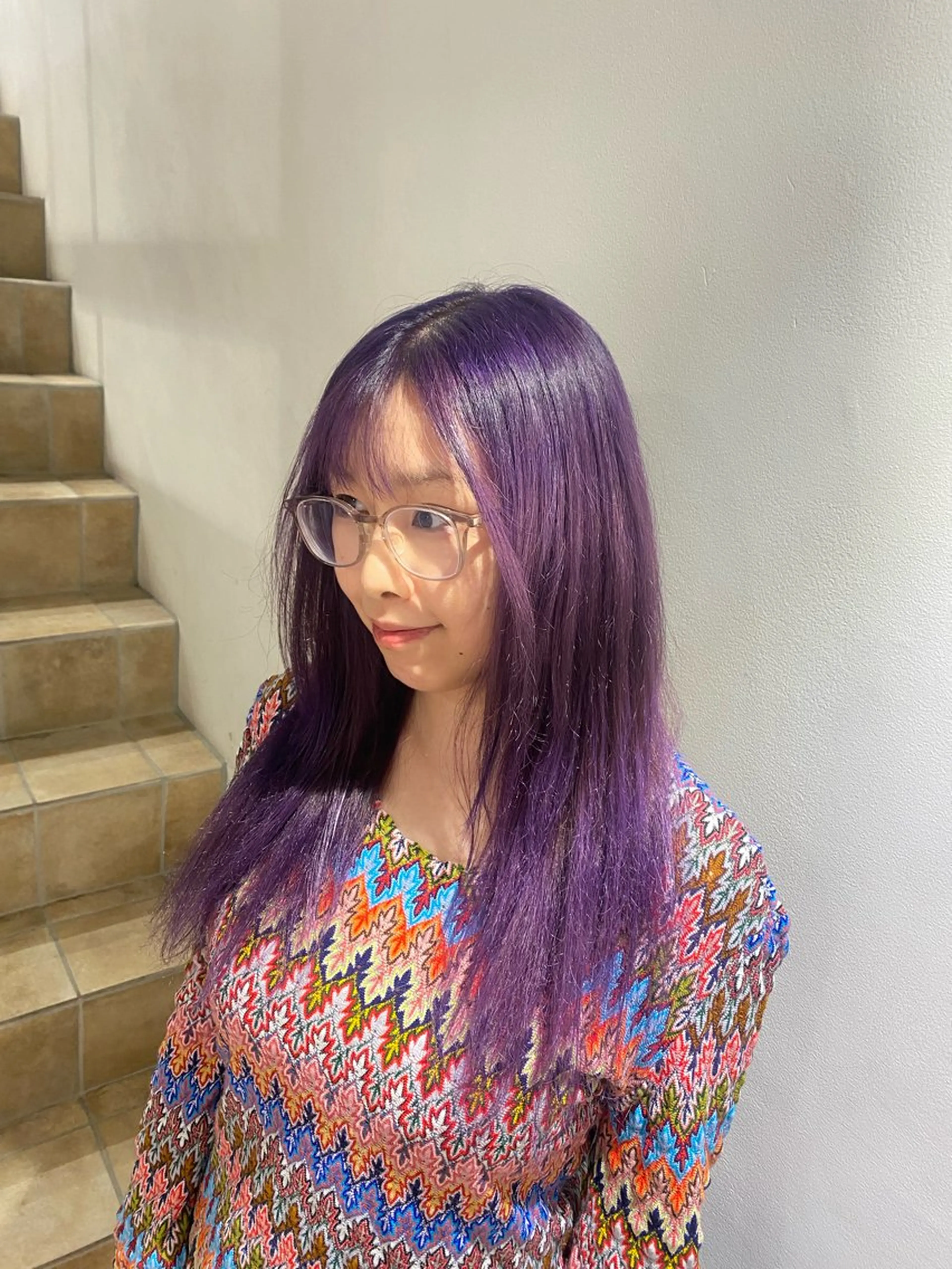 ロング カラー BUZZ 自由が丘所属・niimi rimuのヘアスタイル