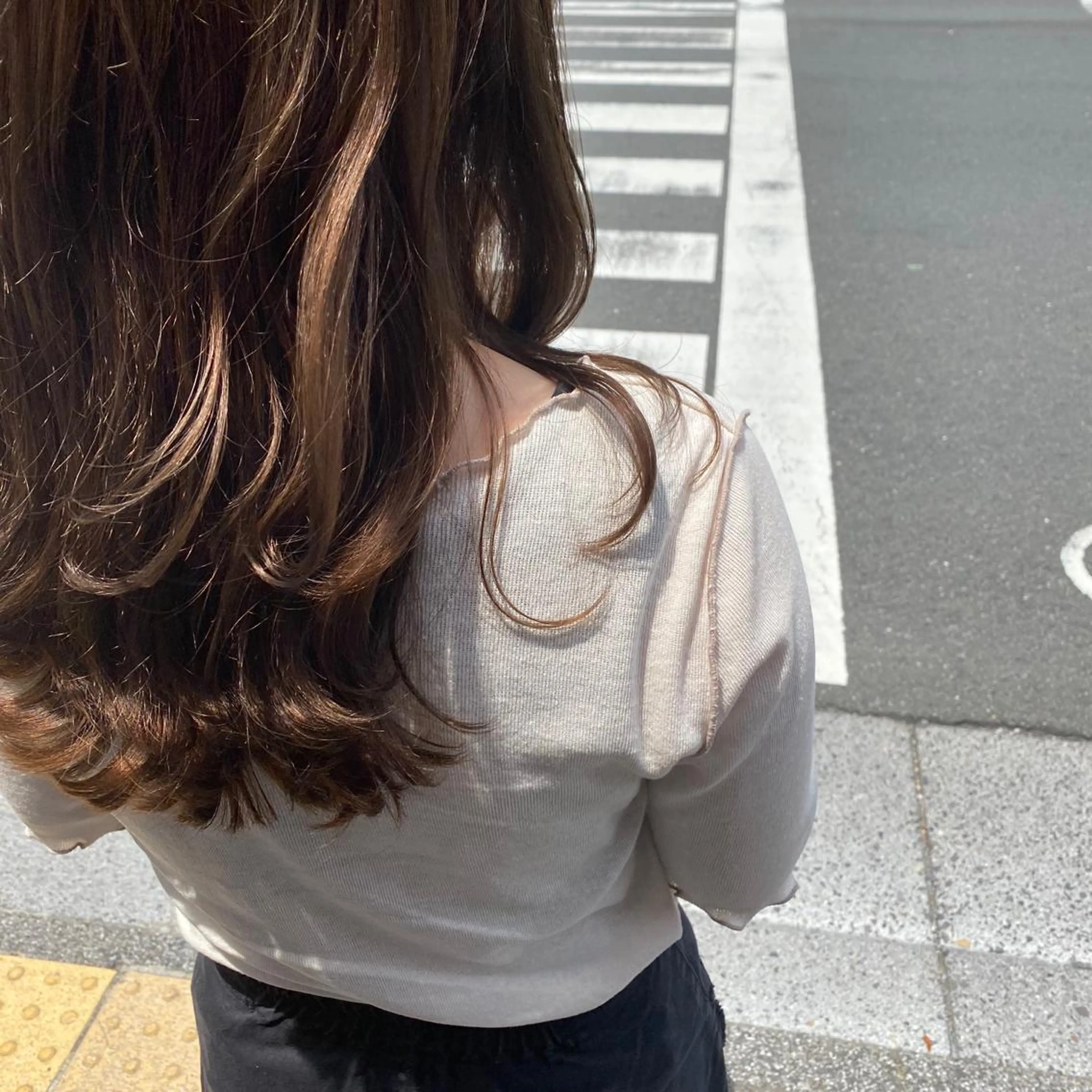 ロング 川野 彩海のヘアスタイル