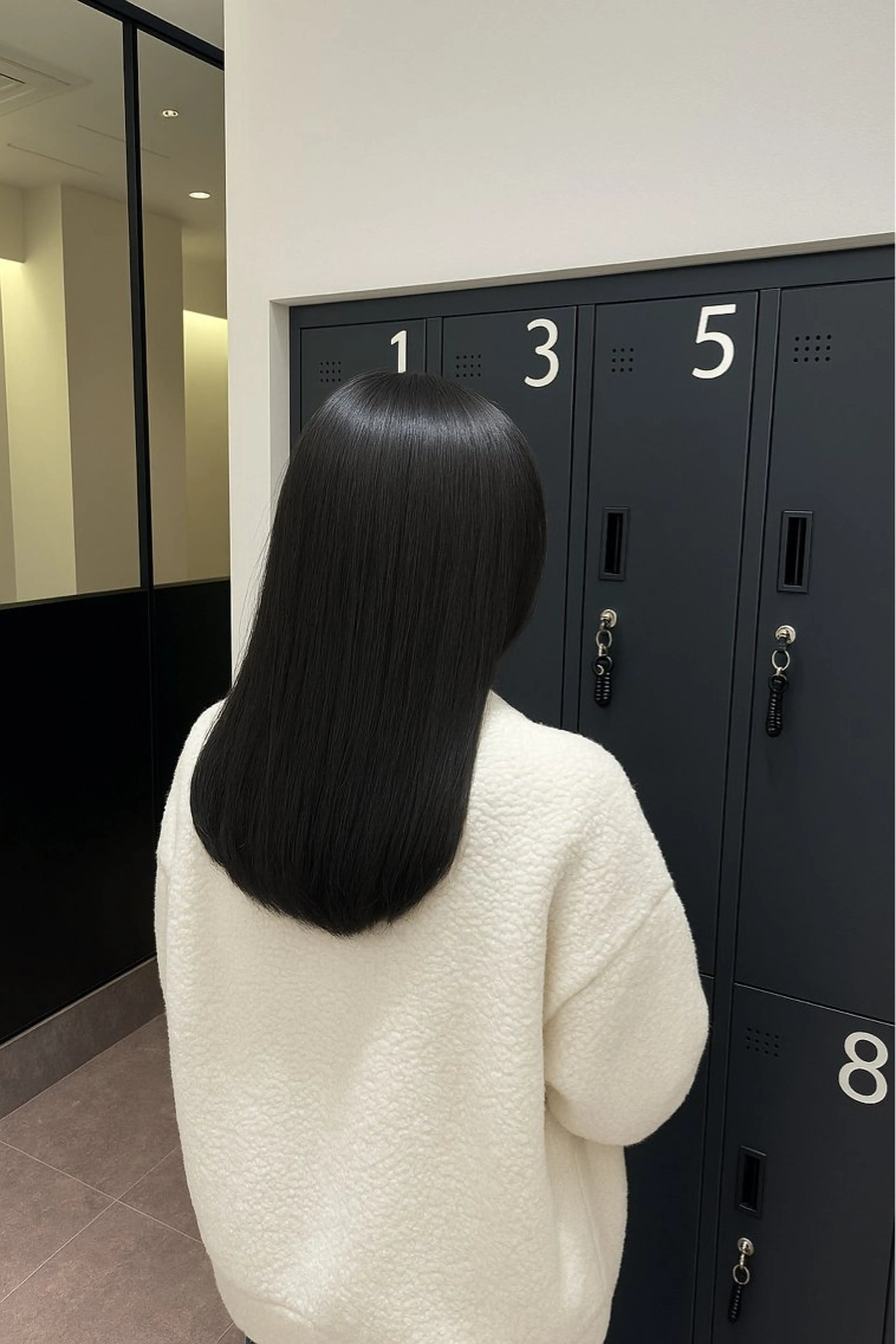 ロング カラー ブラウンカラー 透明感カラー ネイビーカラー オレンジ オレンジブラウン ヘアカラー トリートメント 松下 奈央のヘアスタイル
