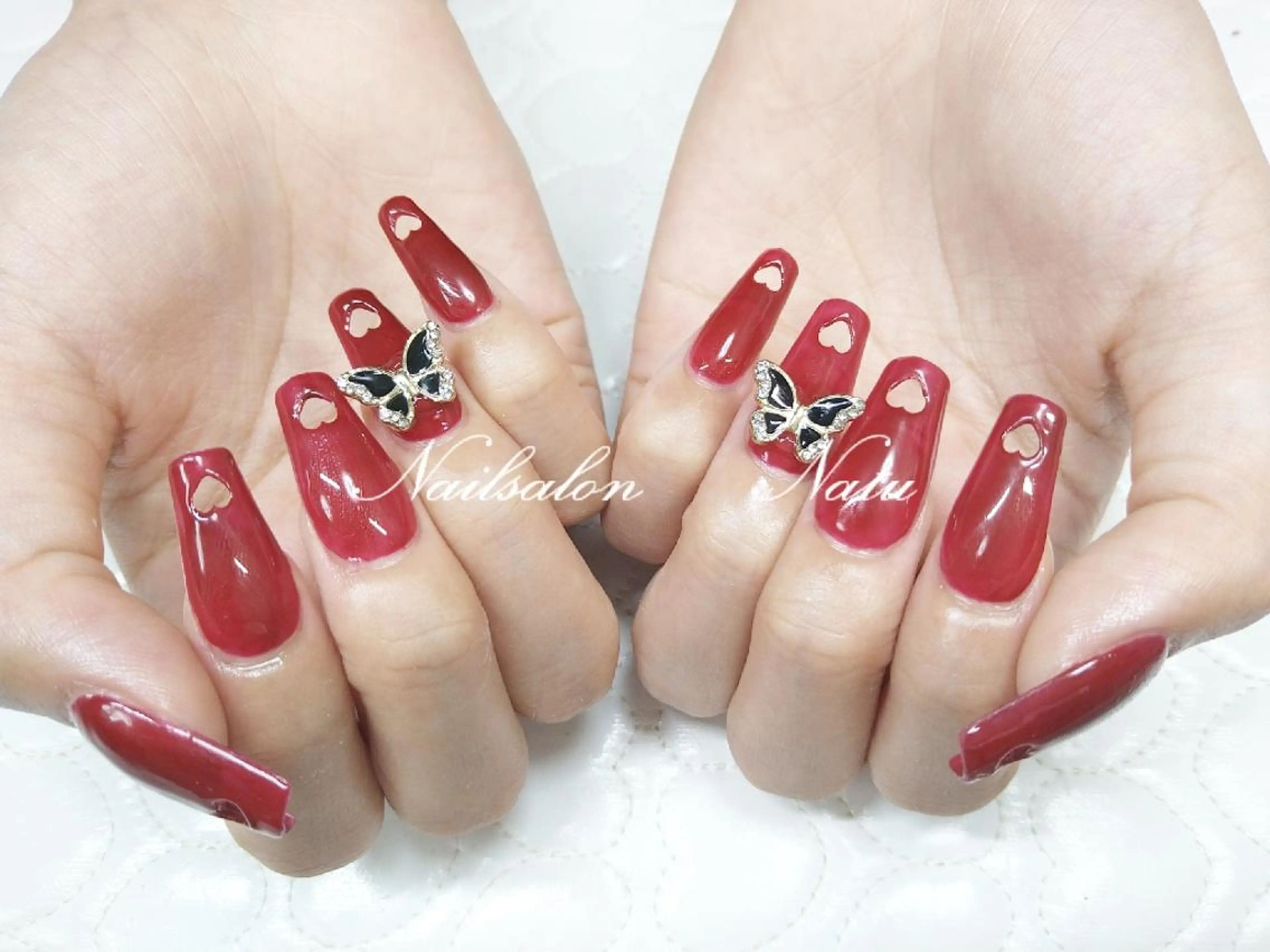 ネイル 長さ出し nailsalon　 Natuのネイルデザイン