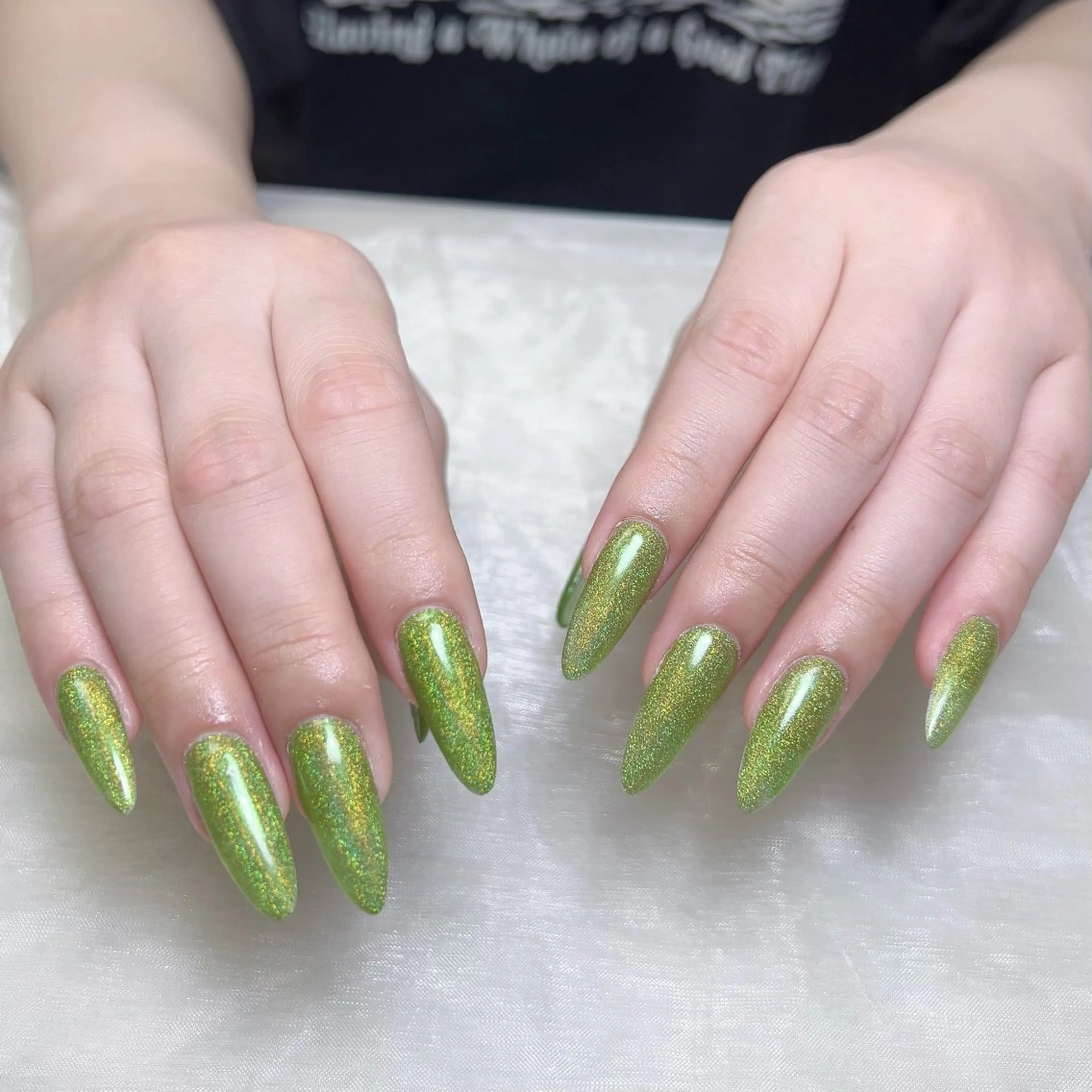 メンズ ネイル ミラーネイル ハンドネイル Nail salon 木にいるのネイルデザイン