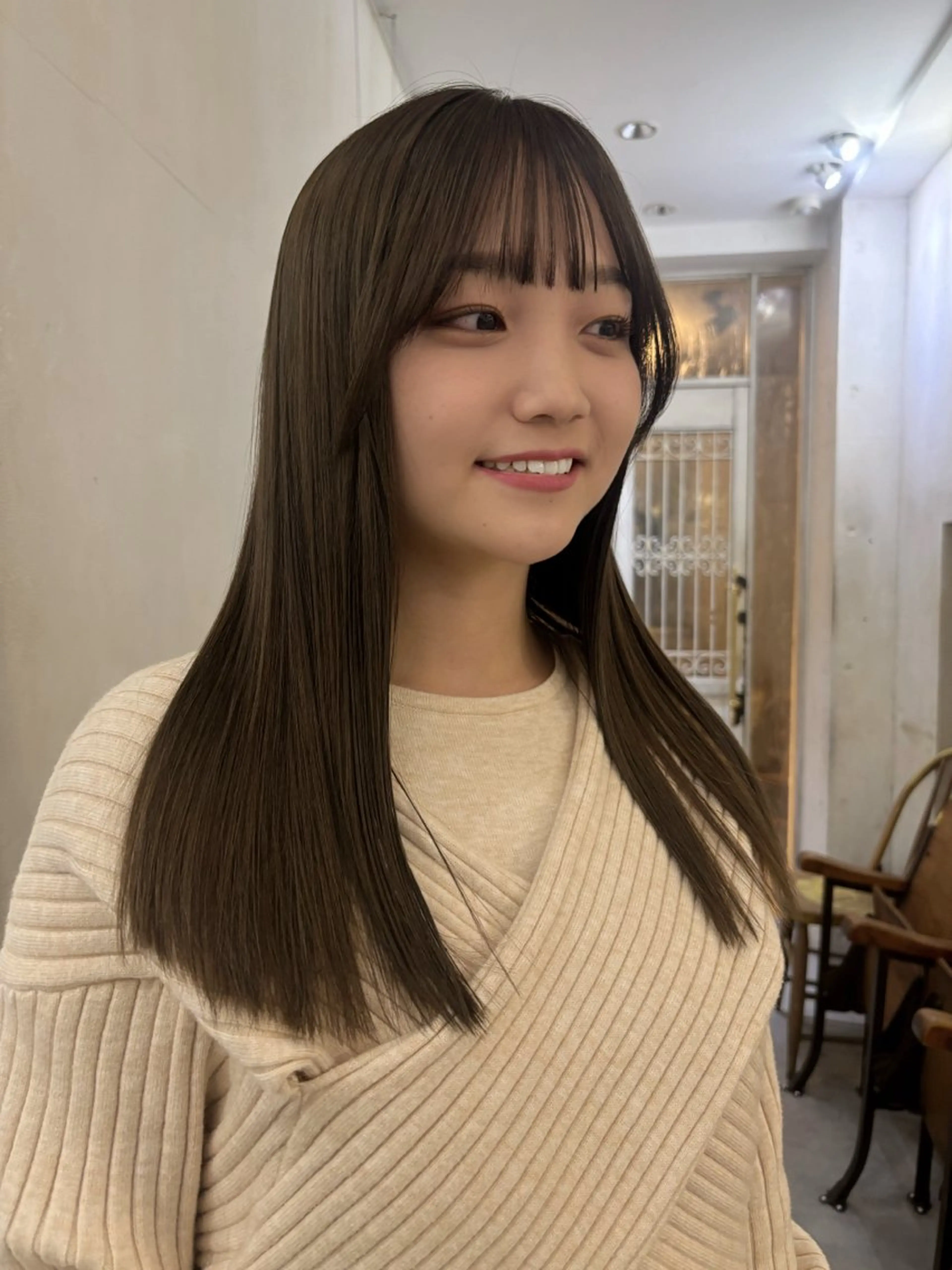 ロング カラー 透明感カラー 髪質改善 トリートメント MINX【青山店】所属・asuka/似合わせ /レイヤー/暖色のヘアスタイル