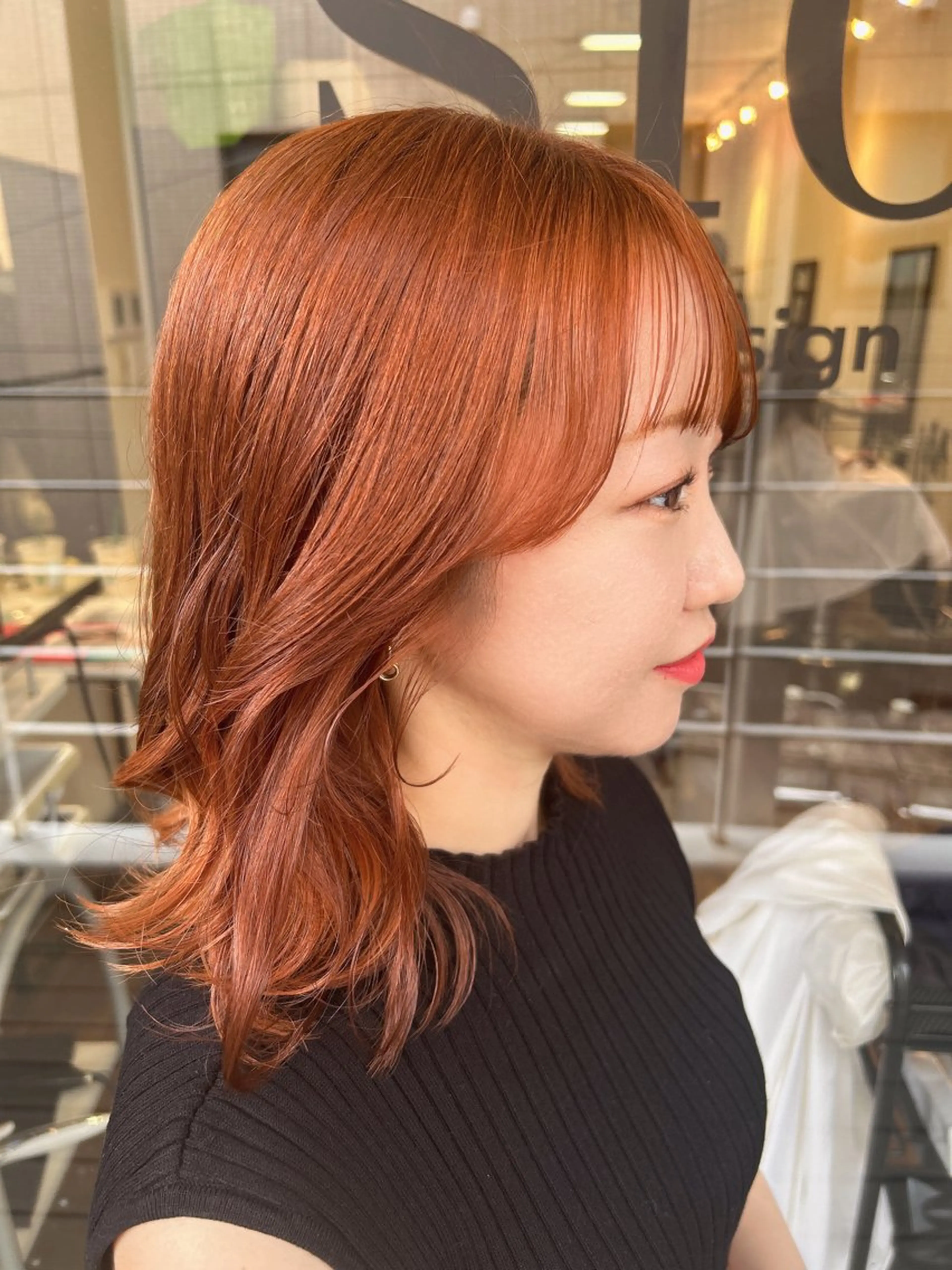 ミディアム ヘアカラー 🦋髪質改善🦋 眞井琴美のヘアスタイル