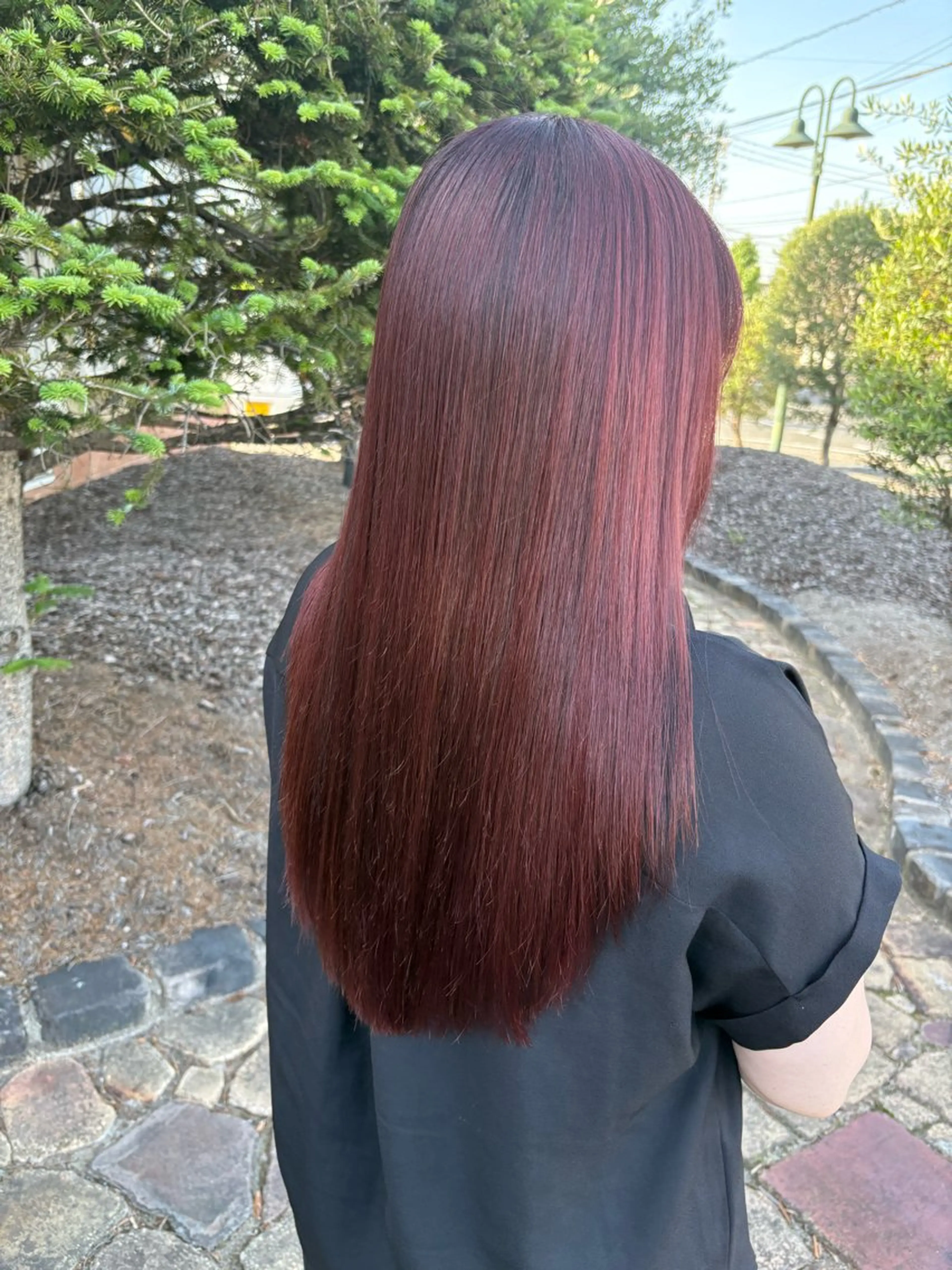 ロング カラー カット ヘアカラー Flat /rina🧸のヘアスタイル