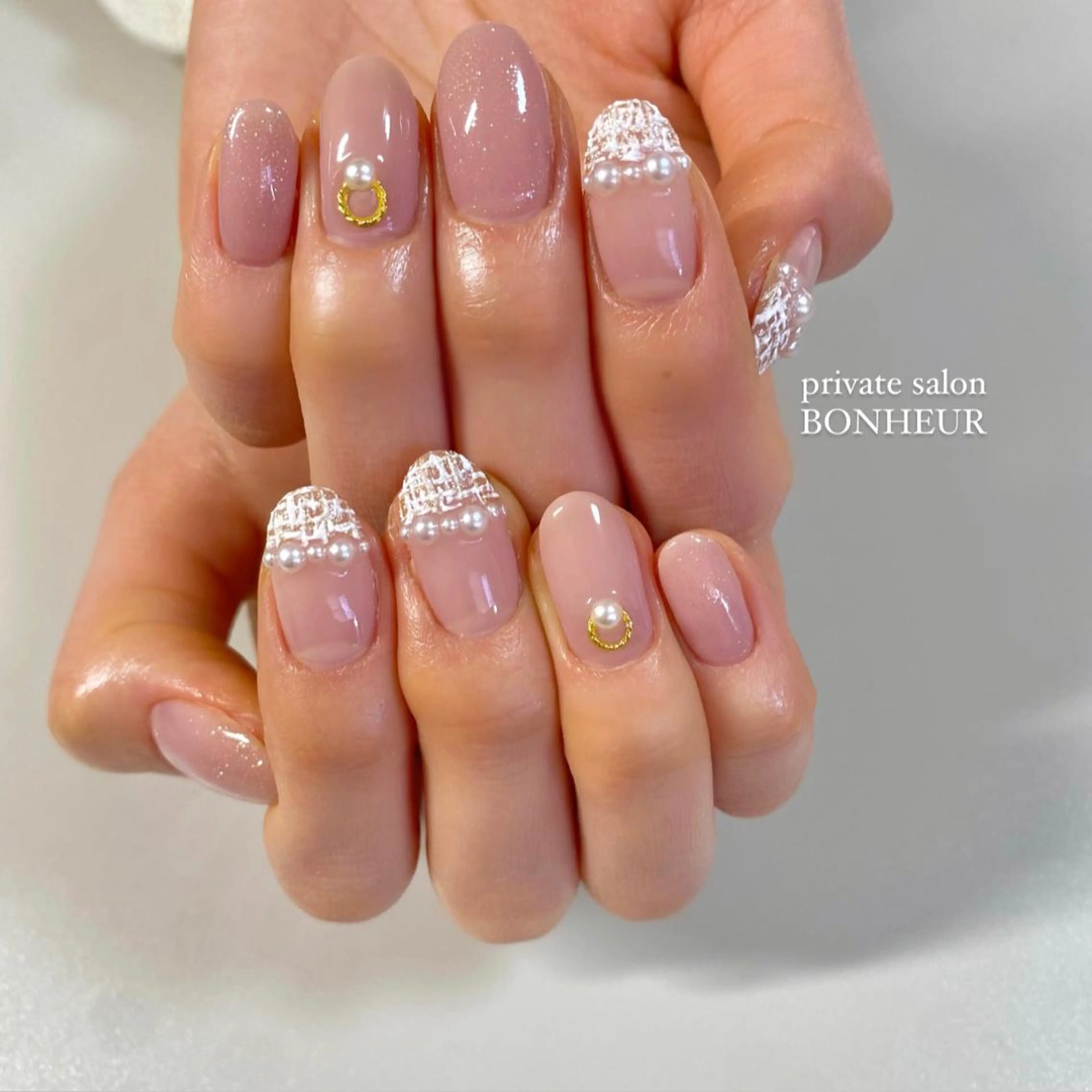 ネイル ハンドネイル BONHEUR Annaのネイルデザイン