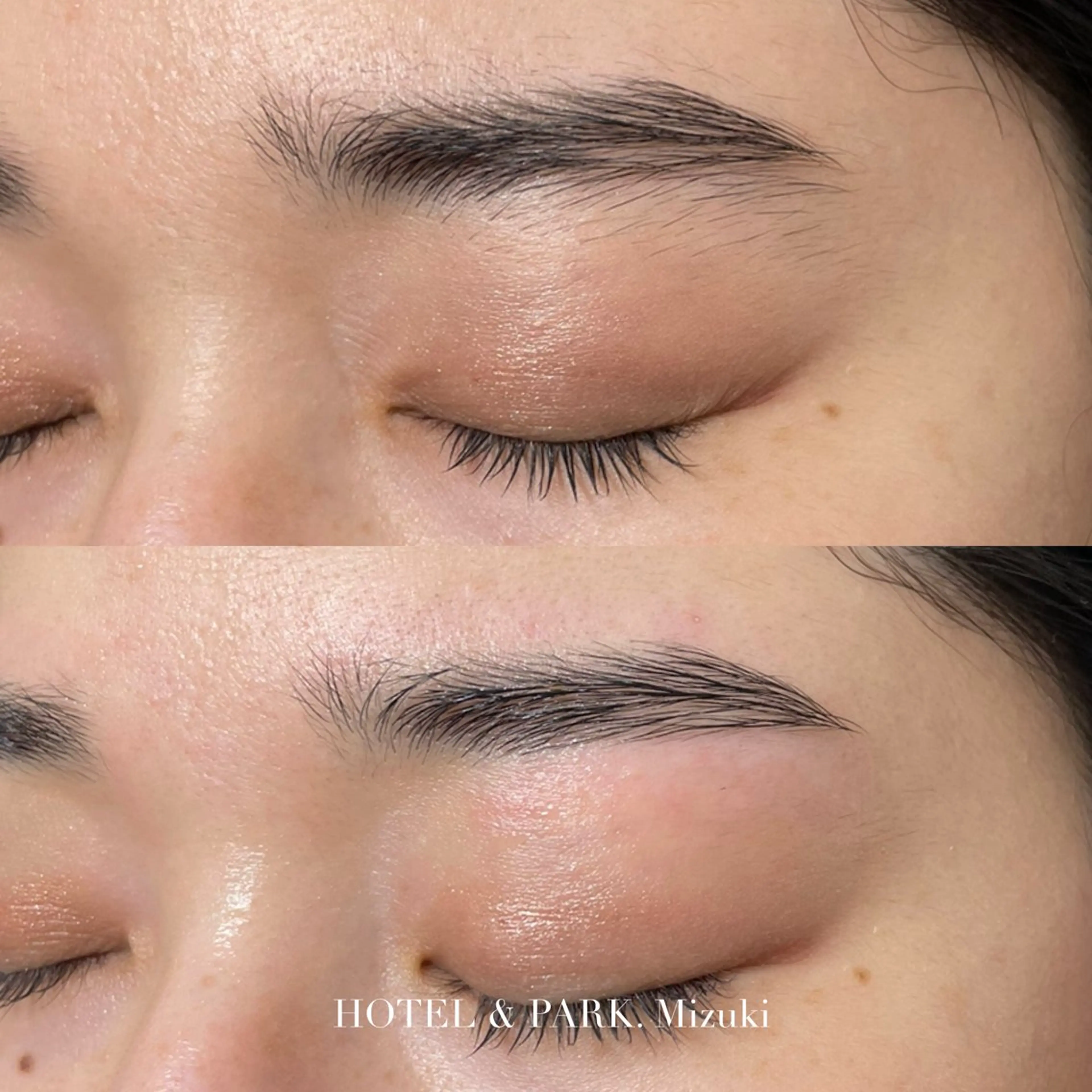 アイブロウ ワックス脱毛 HOTEL&PARK . ワックス脱毛のエステ・リラクイメージ