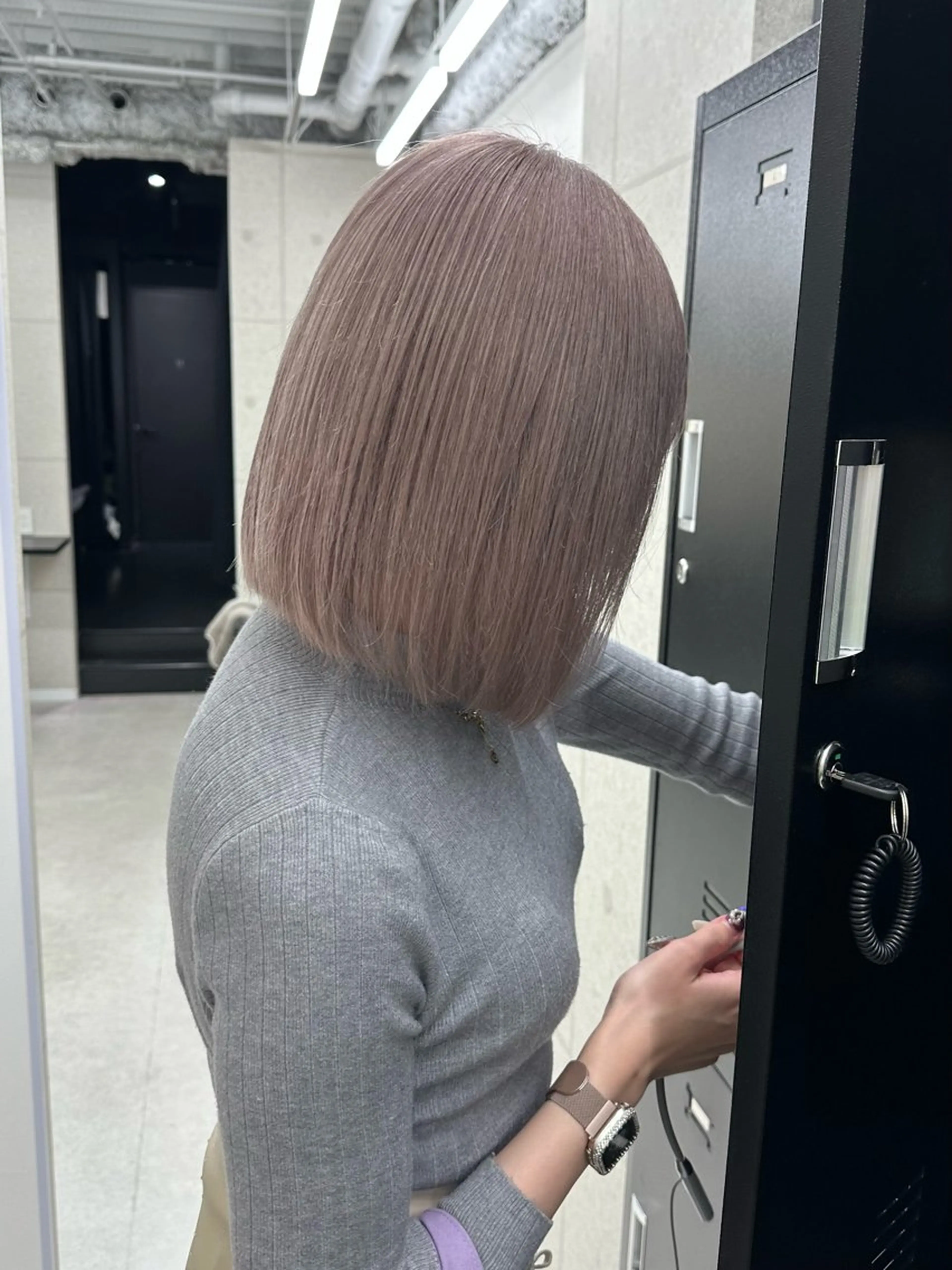 ショート カラー ベージュカラー ヘアカラー トリートメント PSY【サイ】池袋 KYOKAのヘアスタイル