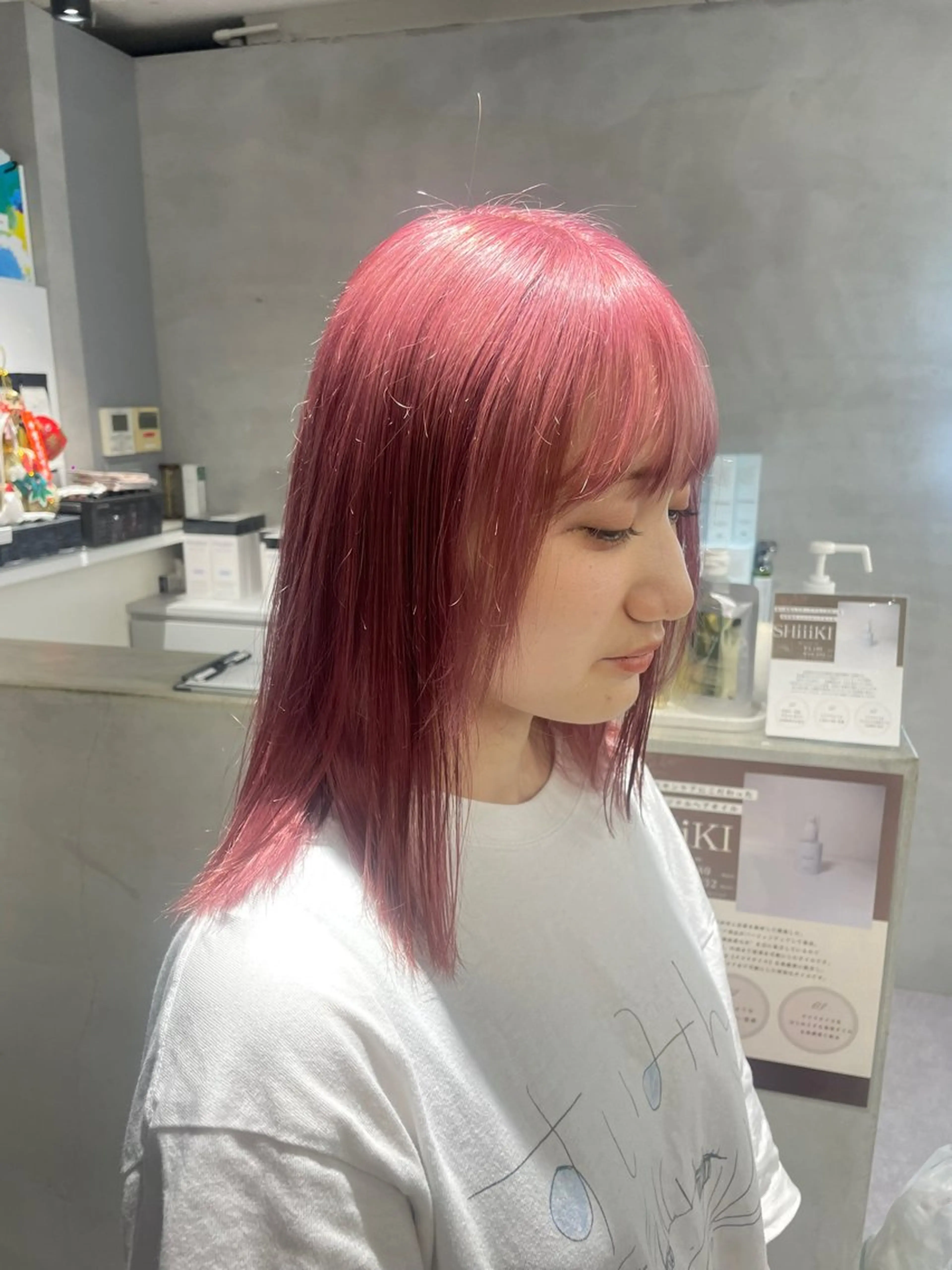 カラー ヘアカラー トリートメント 渡辺春衣 ♡デザインカラーのヘアスタイル