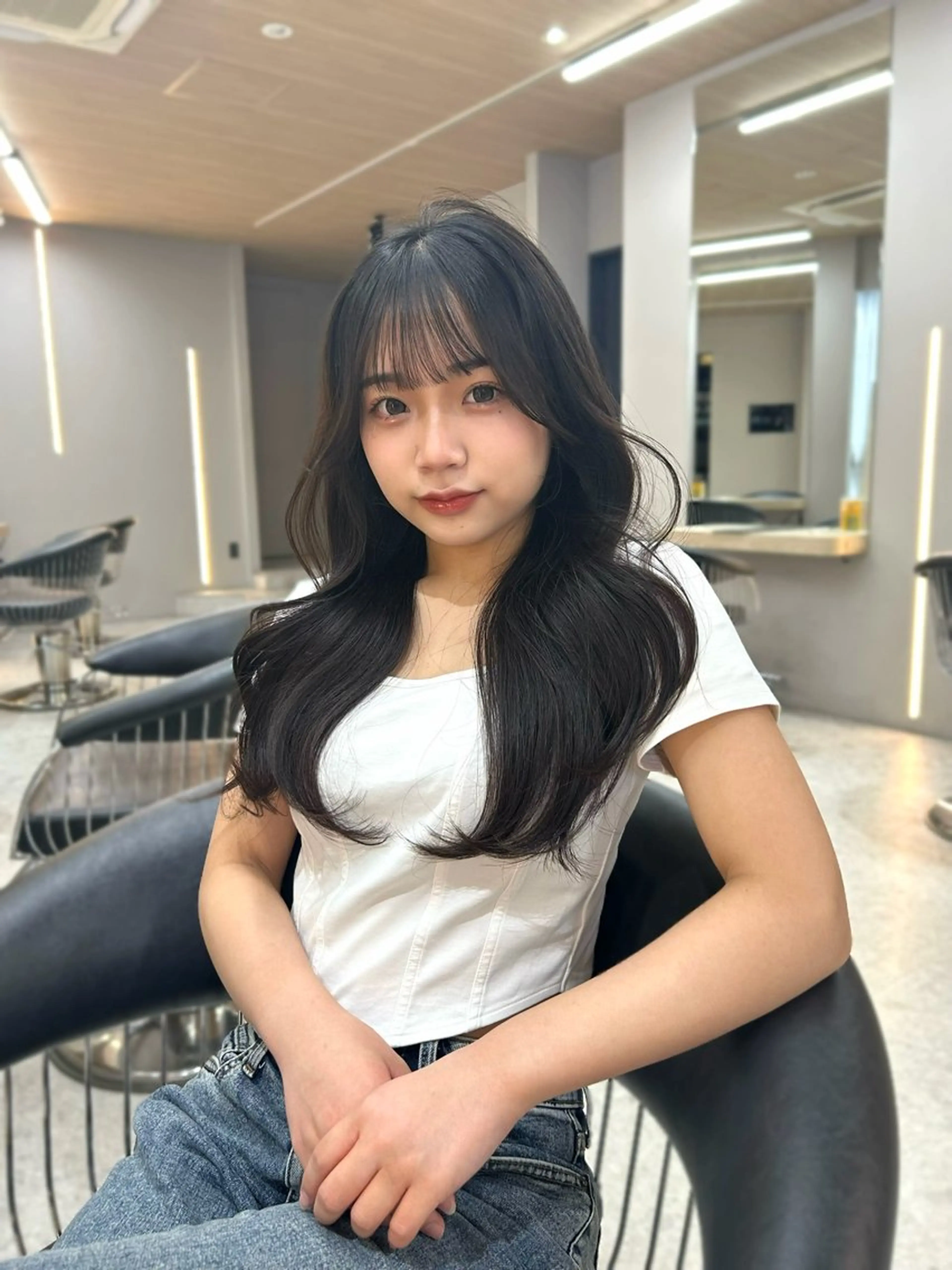 ロング カット ヘアカラー votan天神所属・木串 楽人のヘアスタイル