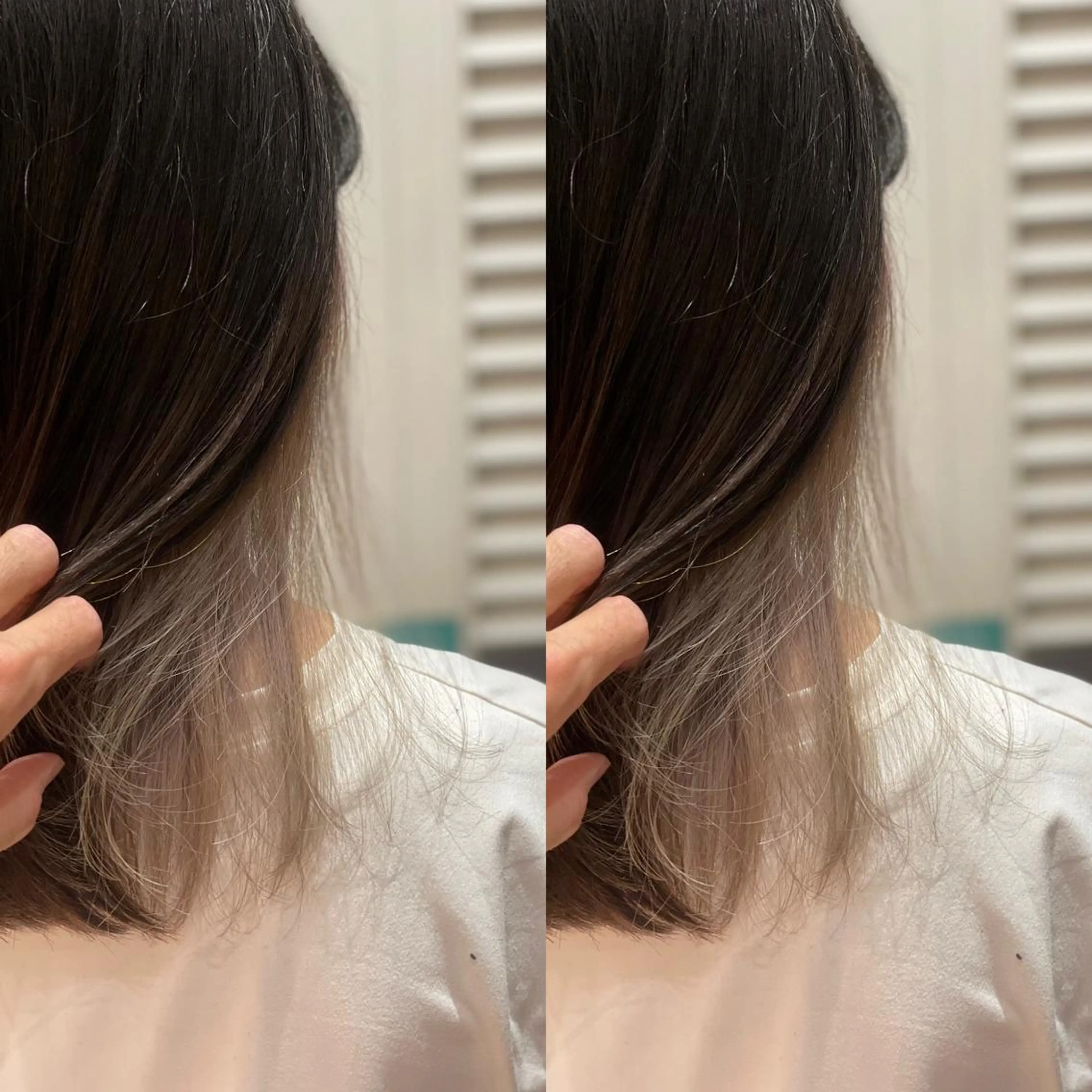 ロング カラー ベージュカラー ホワイトベージュ Snaly カラー特化ページのヘアスタイル