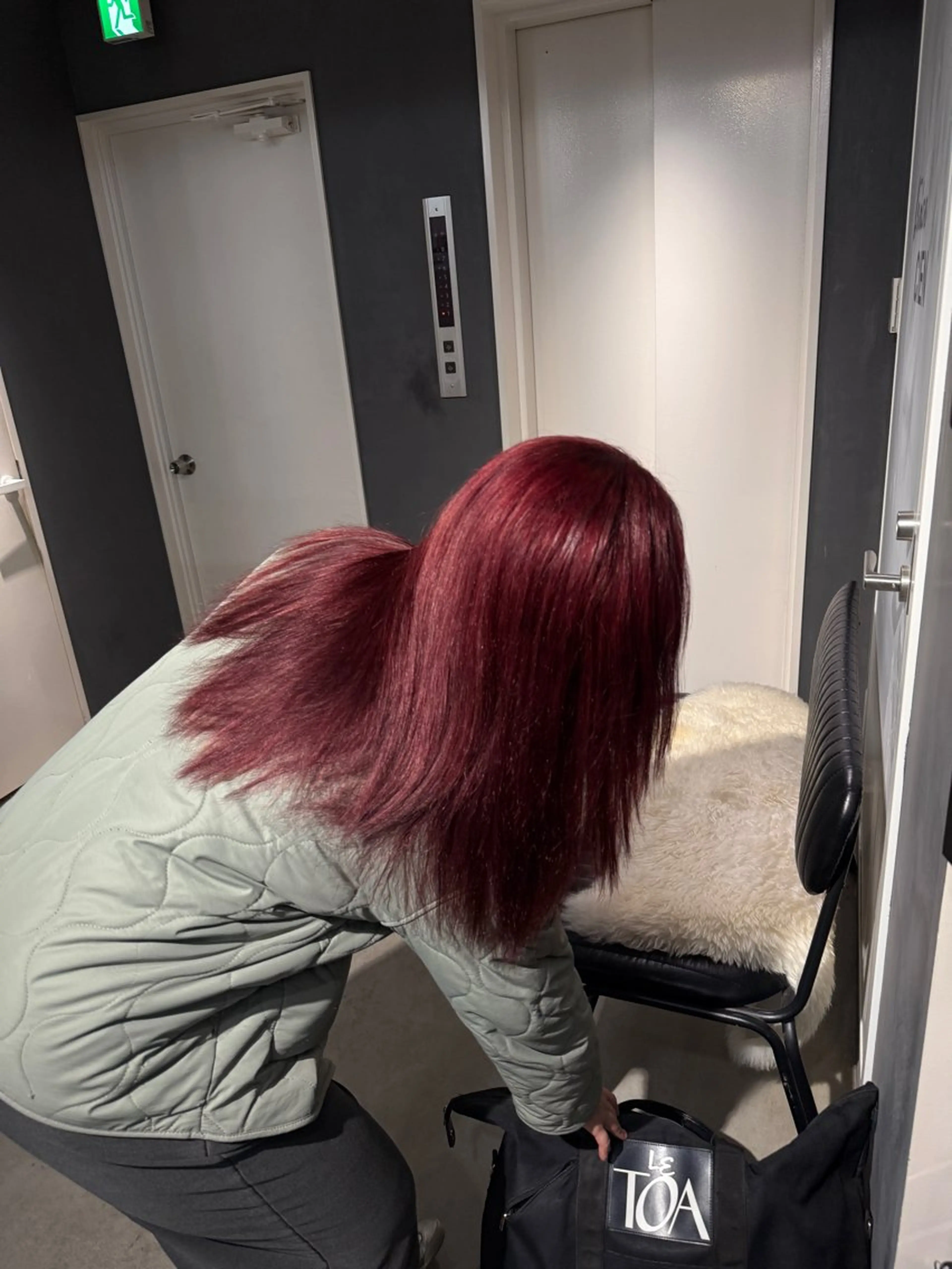 セミロング カラー 韓国風ヘア 堀江／韓国／成人式 カラー／みずき🐩のヘアスタイル