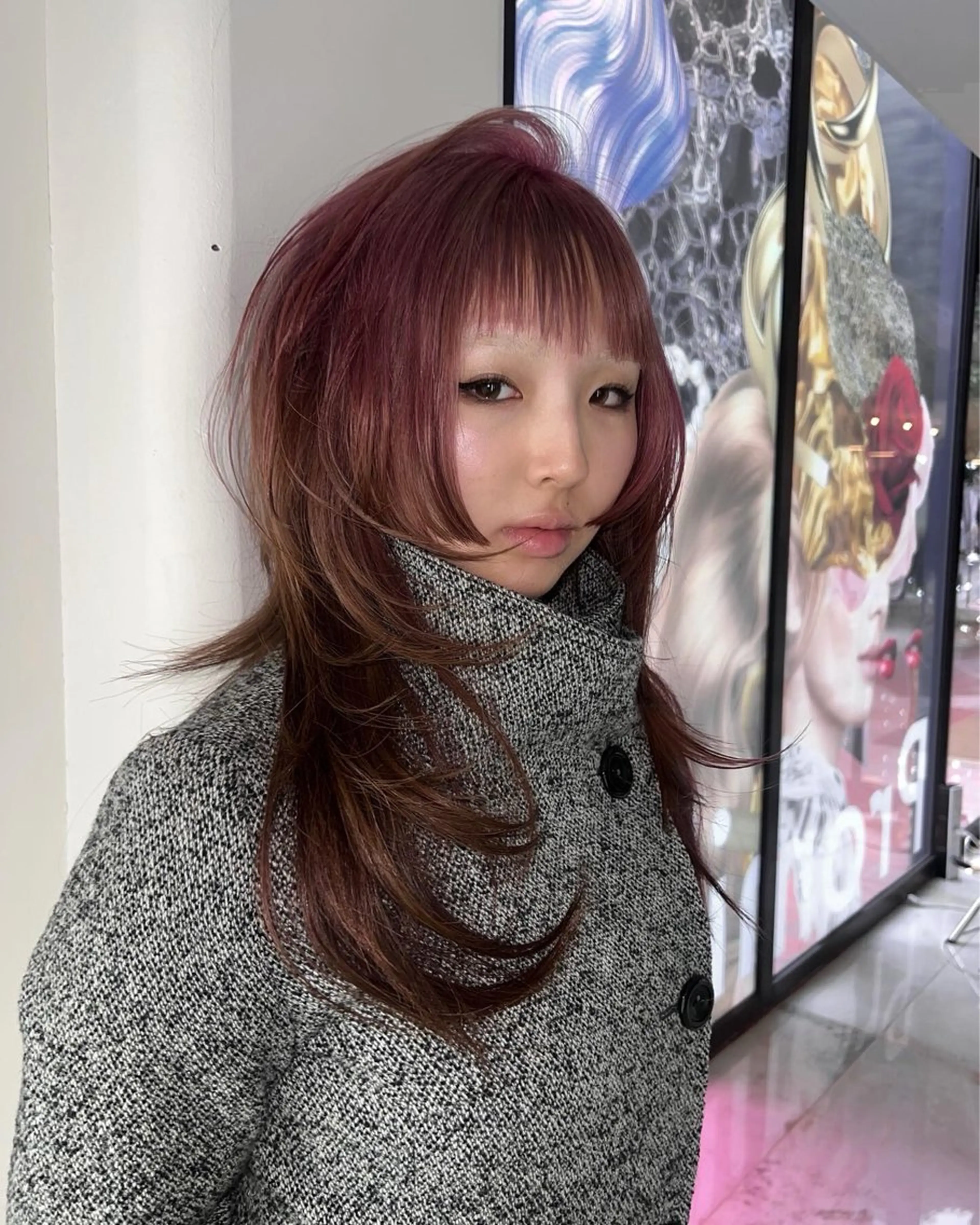 ロング ヘアカラー AIRA/ブリーチ ‪/透明感カラーのヘアスタイル