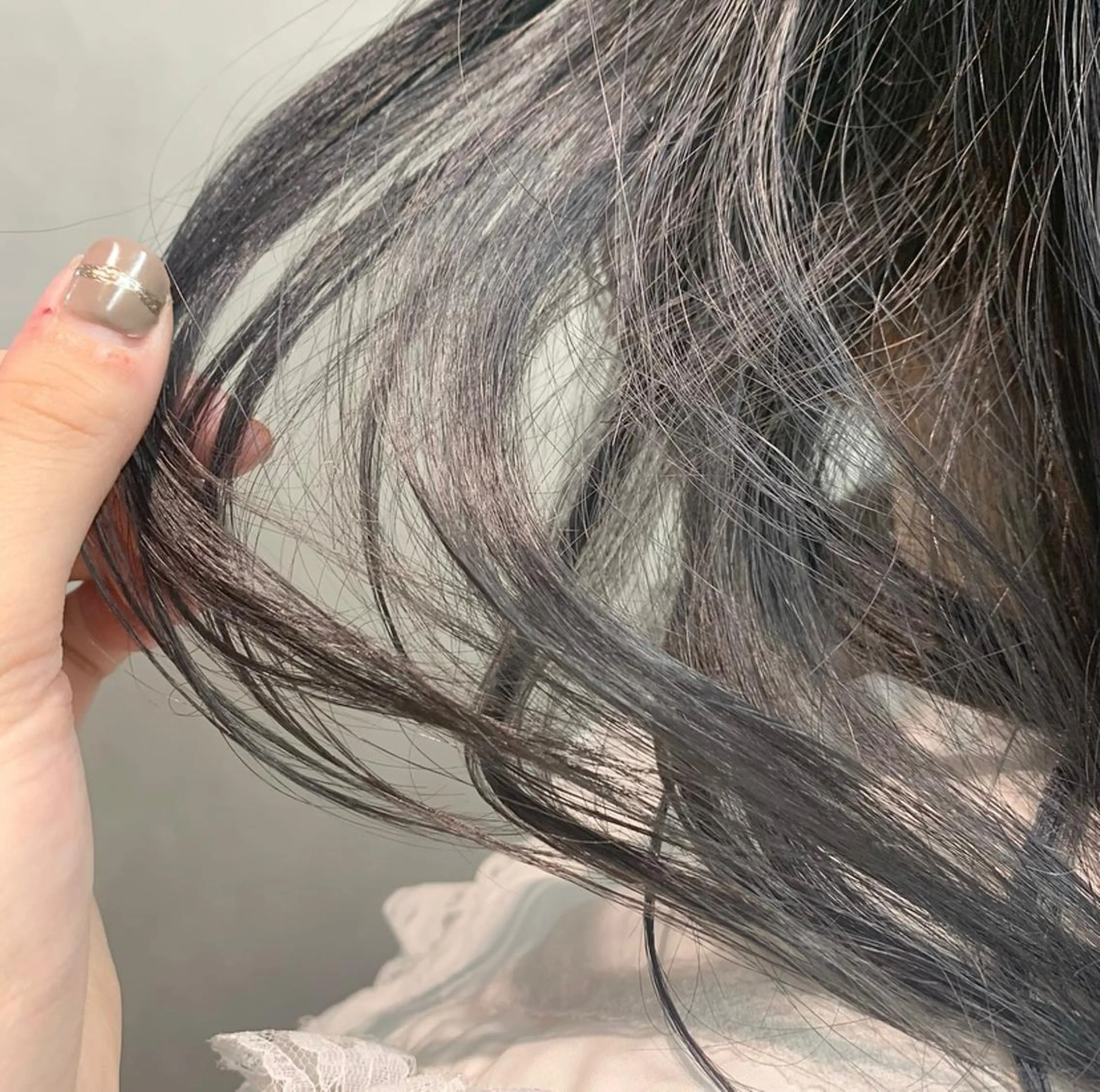 ミディアム 韓国　縮毛矯正 髪質改善　木村のヘアスタイル