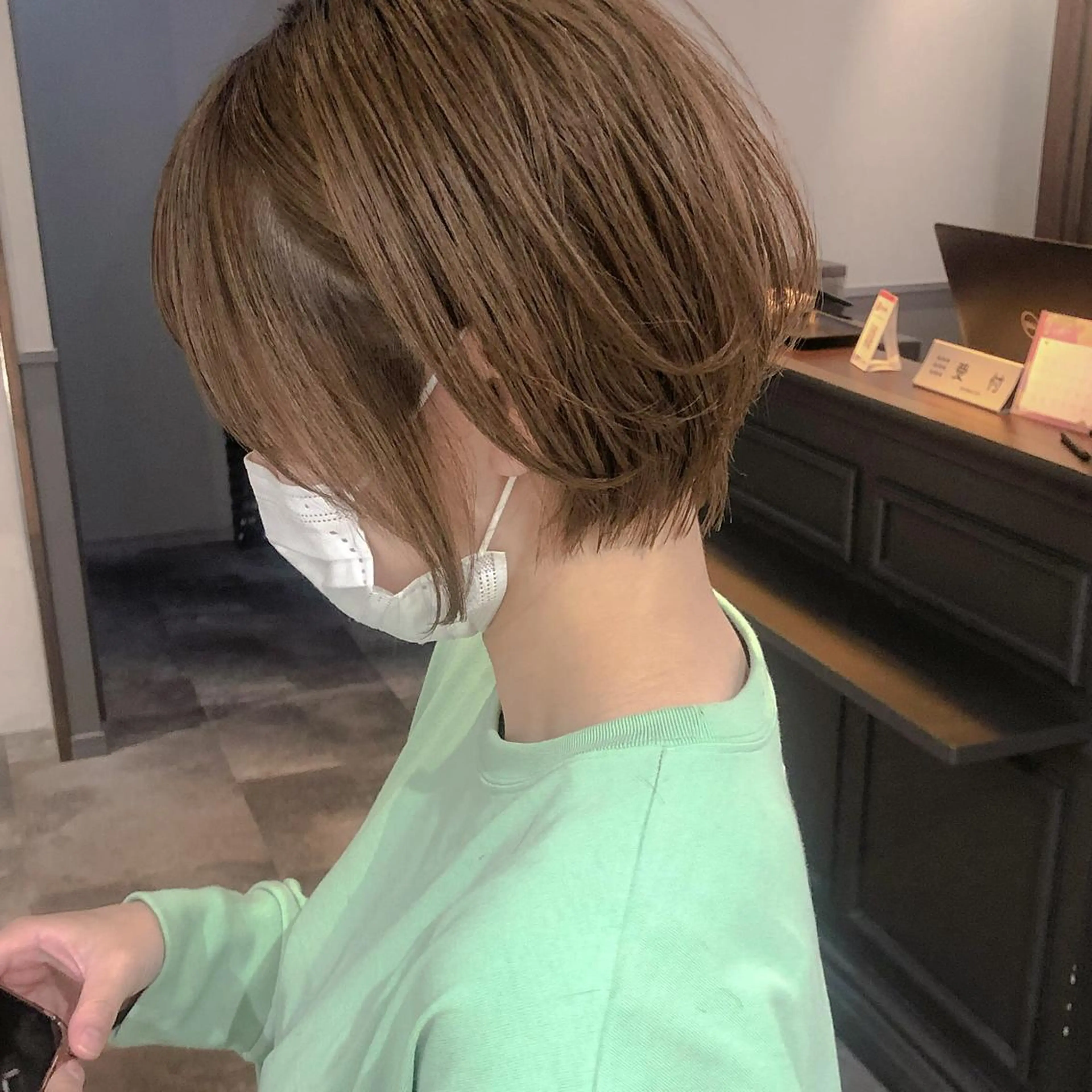 ショート カット ヘアカラー ショート・ボブ🍎 ナカノユウキのヘアスタイル