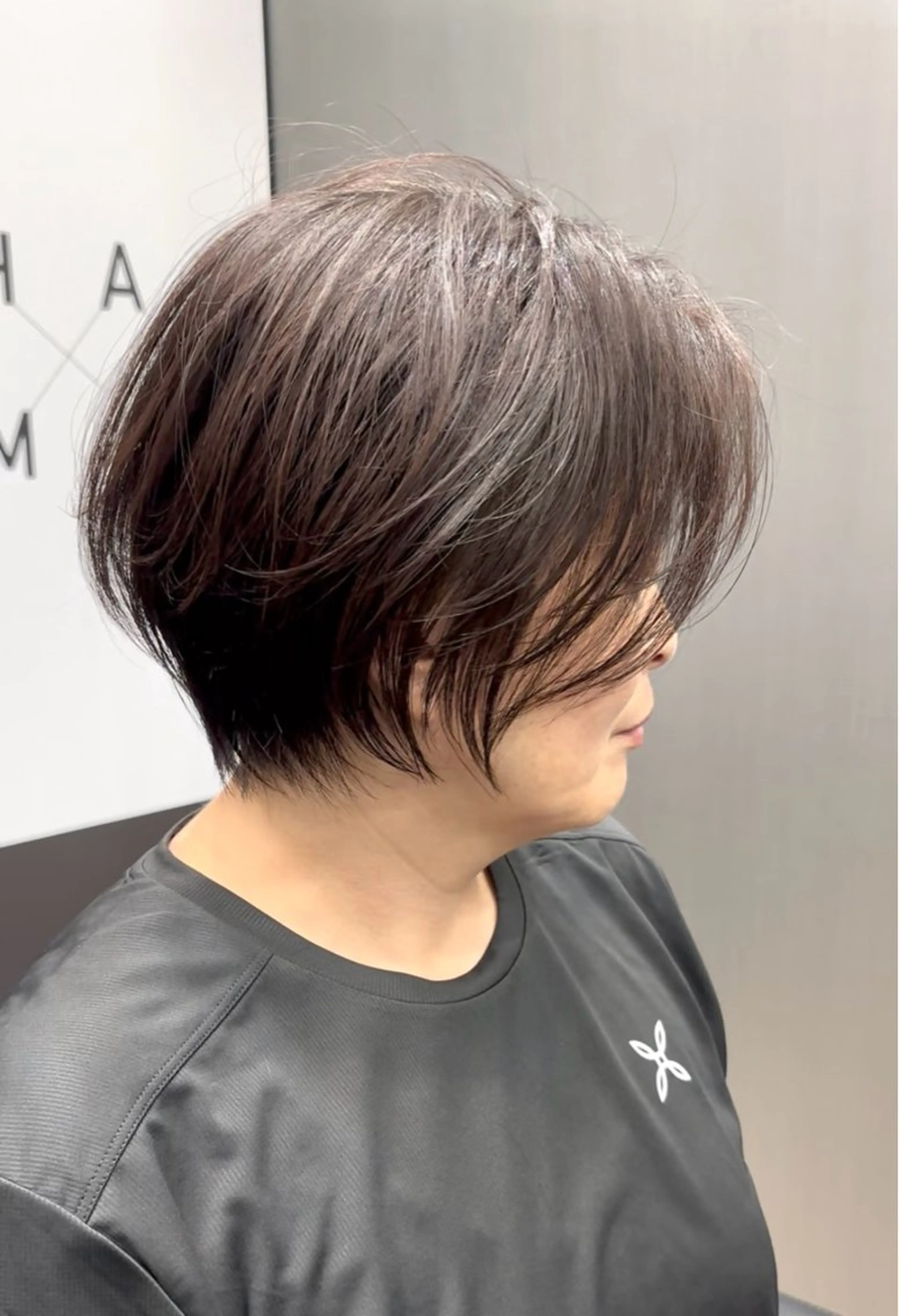 ショート ショートボブ ハンサムショート 丸みショート ボブ くびれヘア HARUKI  MINATO Japan広島紙屋町店所属・hmj紙屋町店 脊戸智志のエステ・リラクイメージ