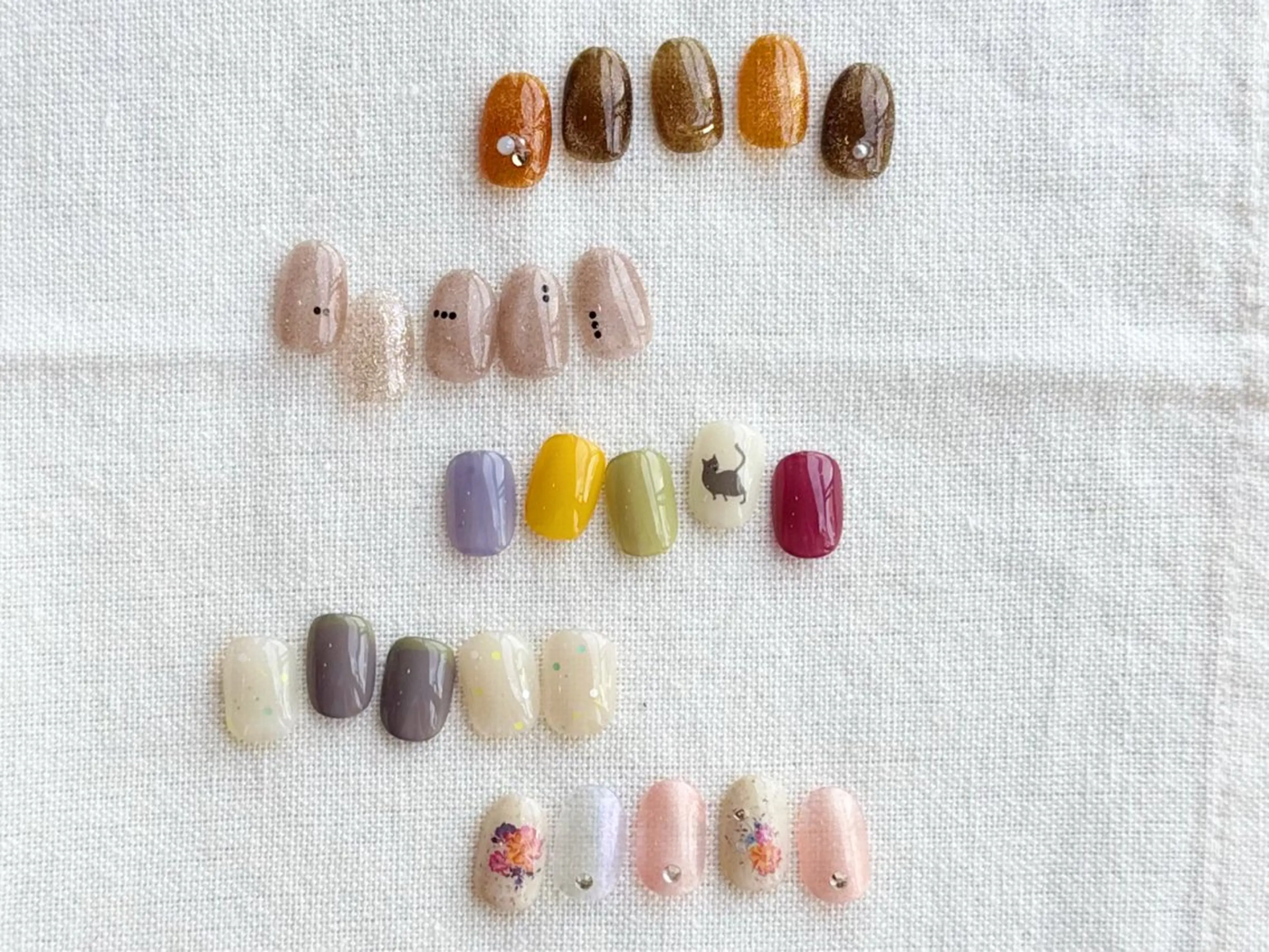 ちょこっとアート♫シンプル定額デザイン（色変え/パラジェル変更可）の写真