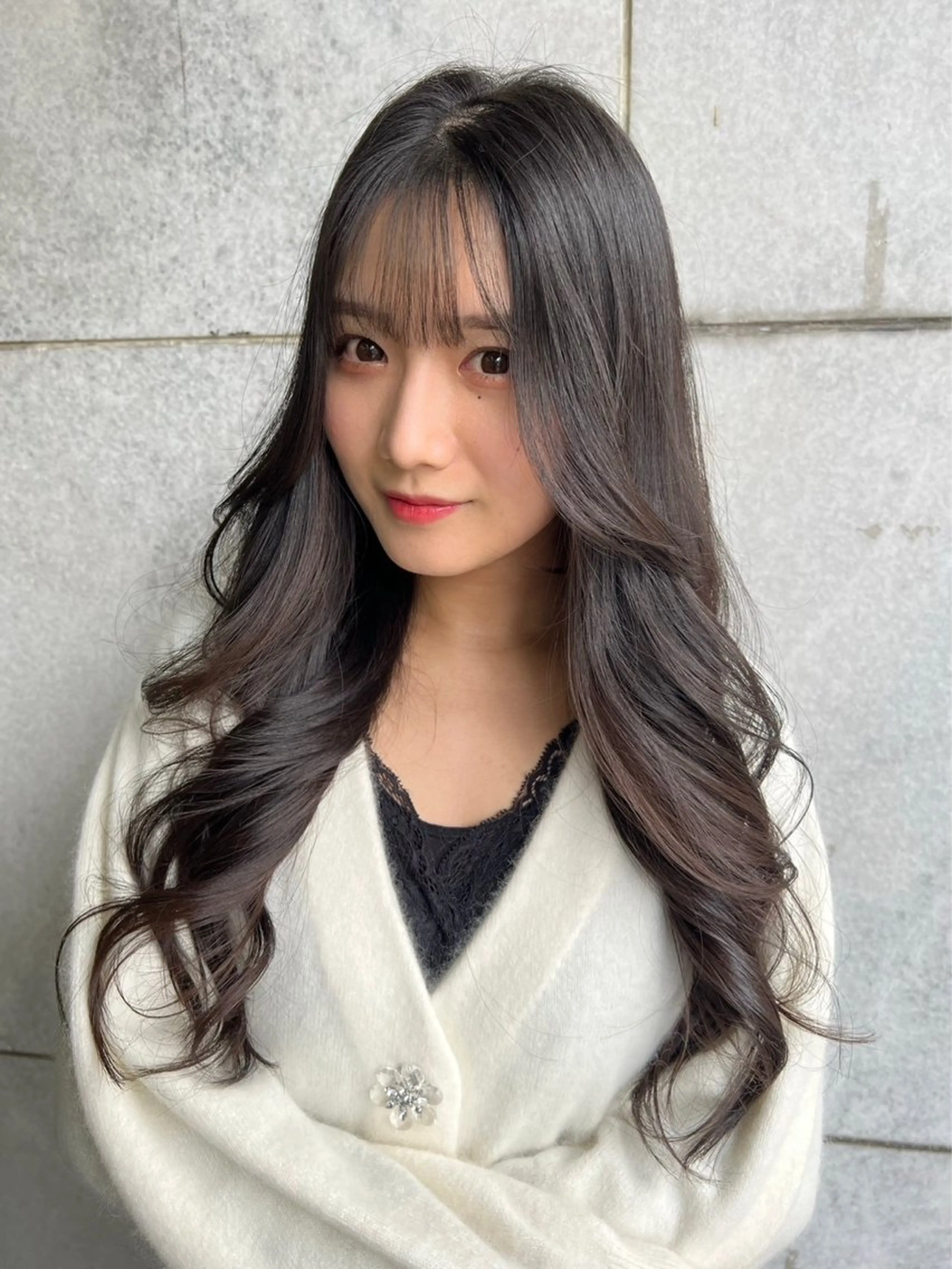 ロング ANFINI所属・さくら/似合わせレ イヤー/美カラー🖤のヘアスタイル