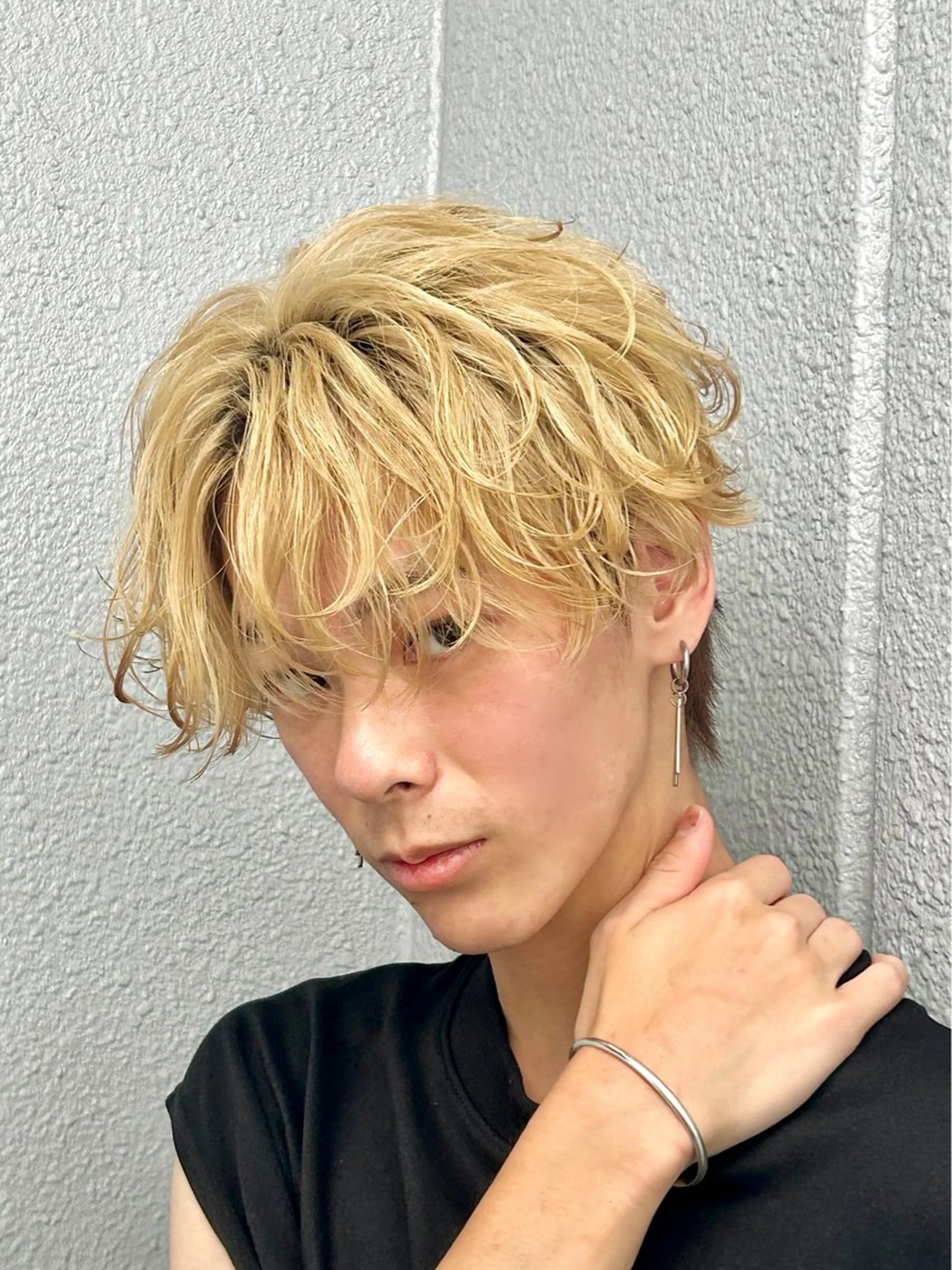 メンズ メンズブリーチ メンズハイトーン メンズパーマ 👑再現性◎北千住N o.1パーマYutoのヘアスタイル