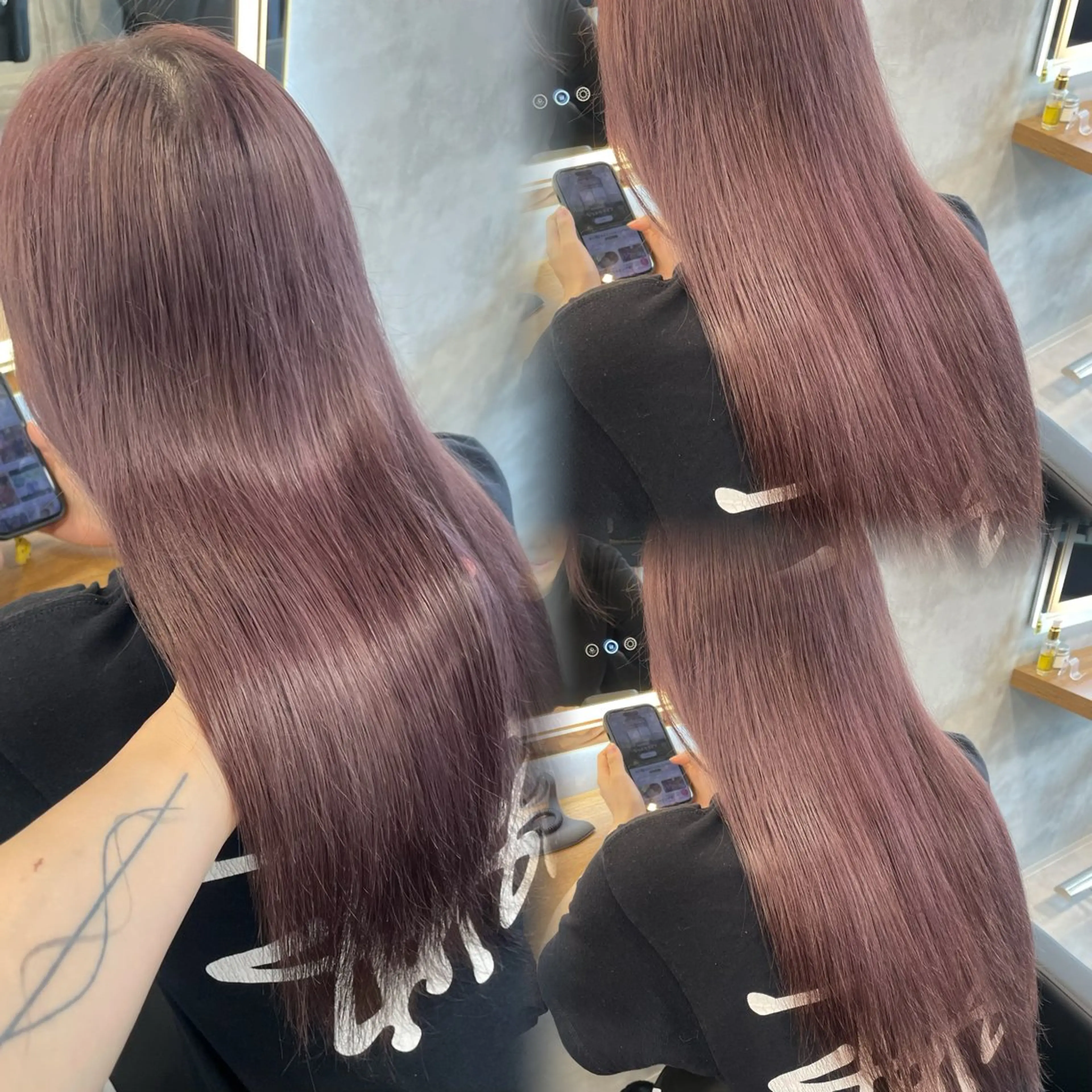 ロング カラー ヘアアレンジ カット ヘアカラー トリートメント 透明感カラー/推しカ ラー☁️JURAのヘアスタイル