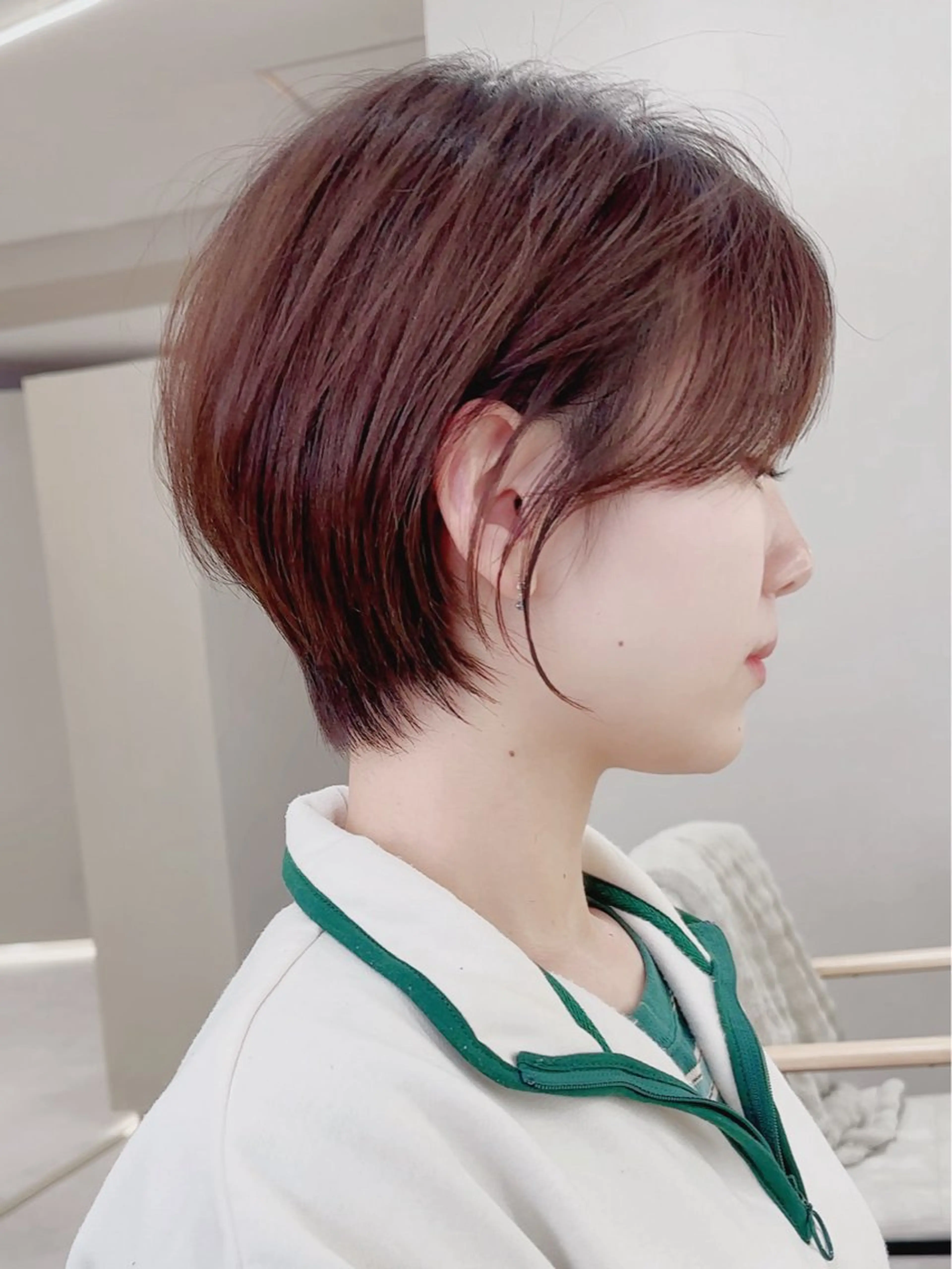 ショート カット 縮毛矯正 トリートメント i.+sapporo所属・ショート/レイヤー /札幌/小山内のヘアスタイル