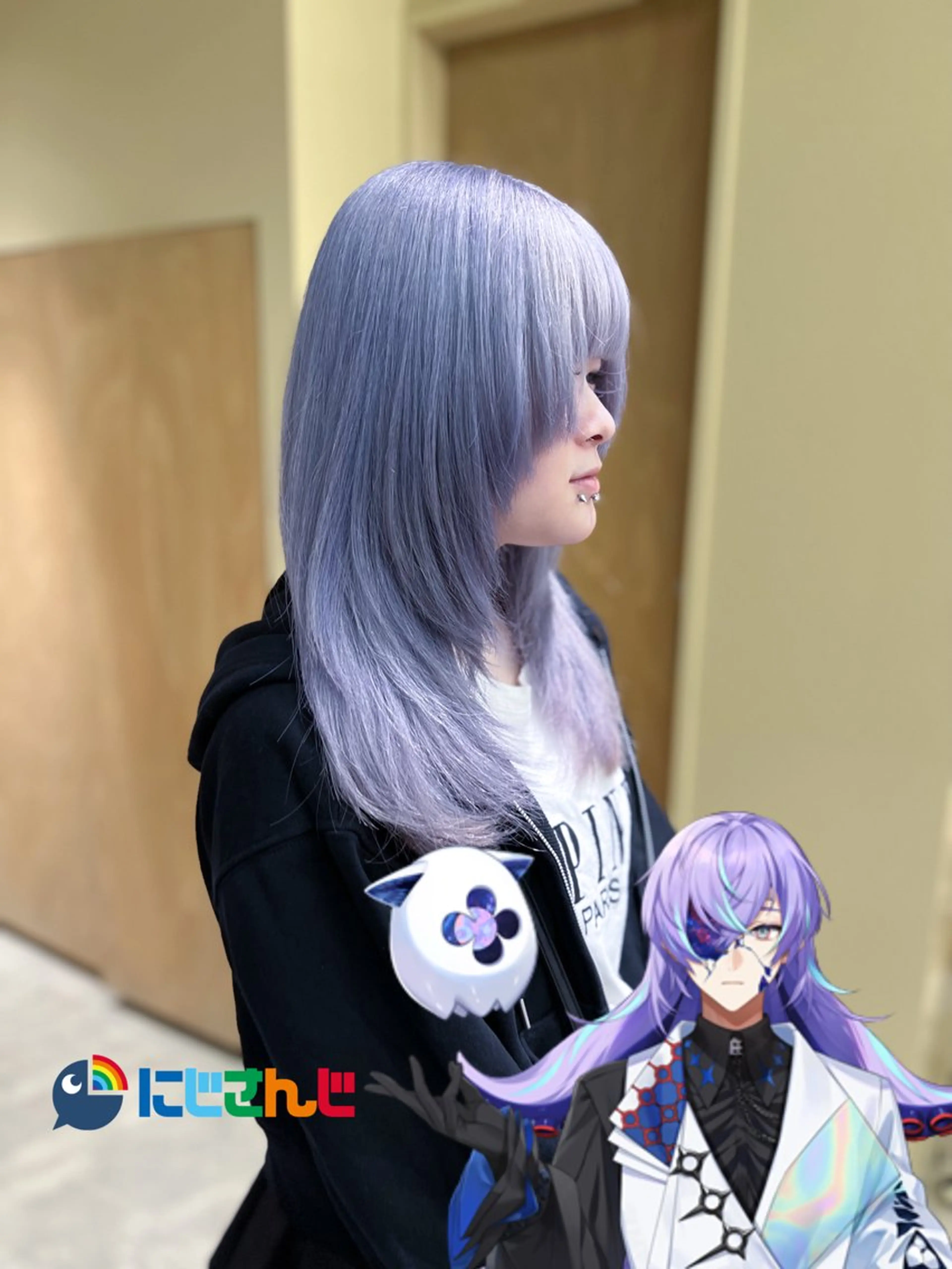 ロング カラー GEM lit所属・メ イのヘアスタイル