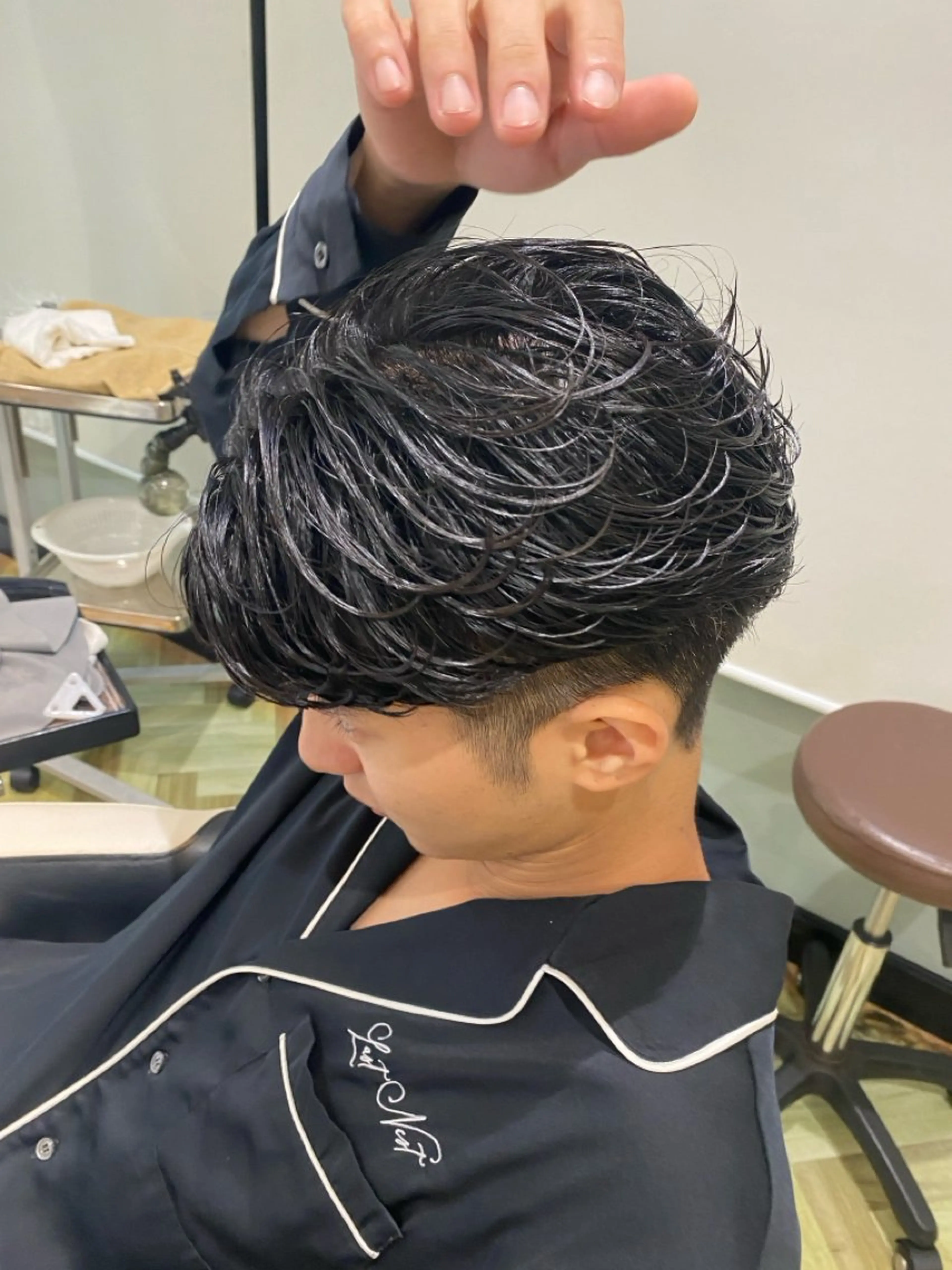 メンズ _WHITE難波店[アンダーバーホワイト]所属・艶カラー/髪質改善 /韓国風/中村嘉秀のヘアスタイル